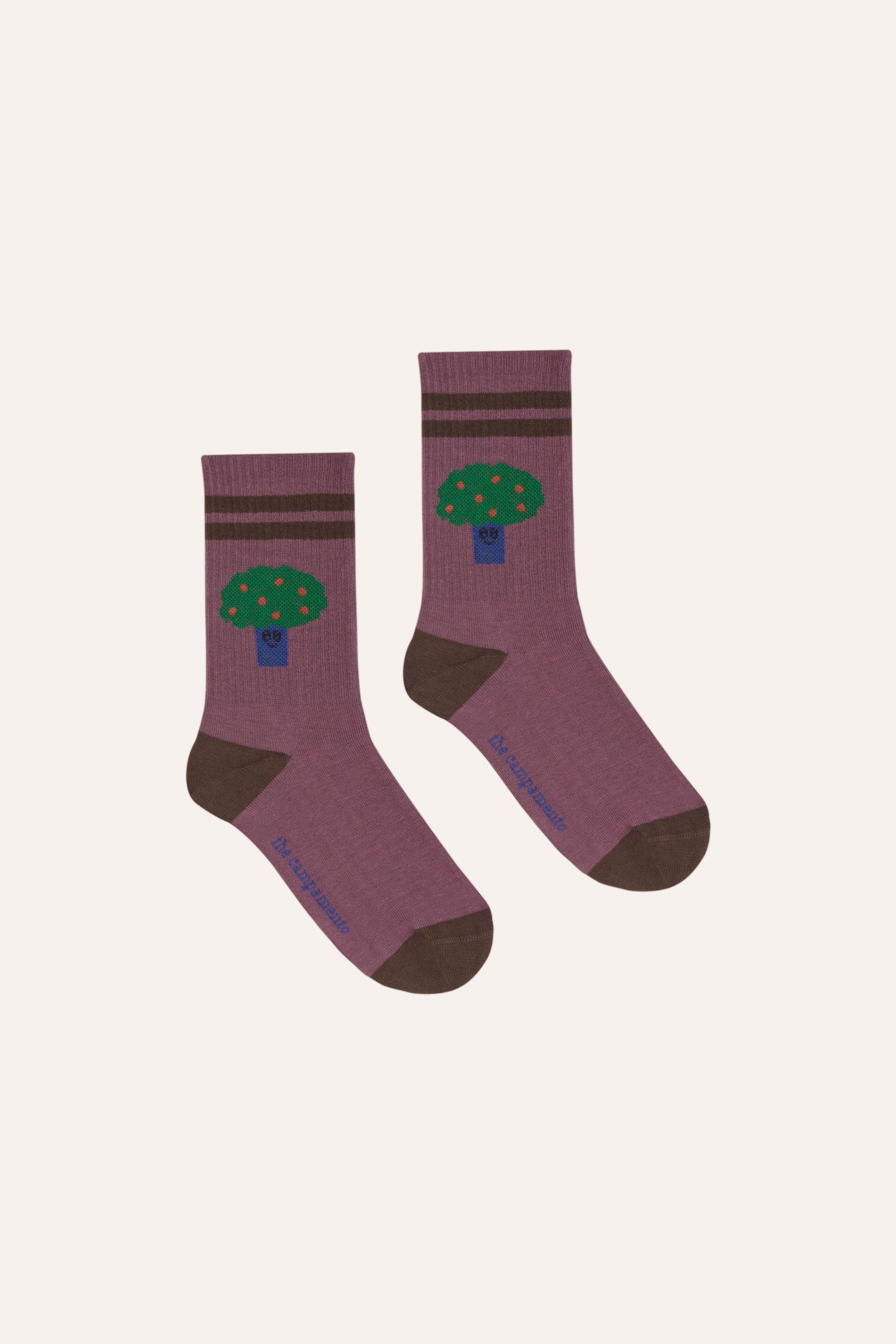 The Campamento - big tree socks - purple