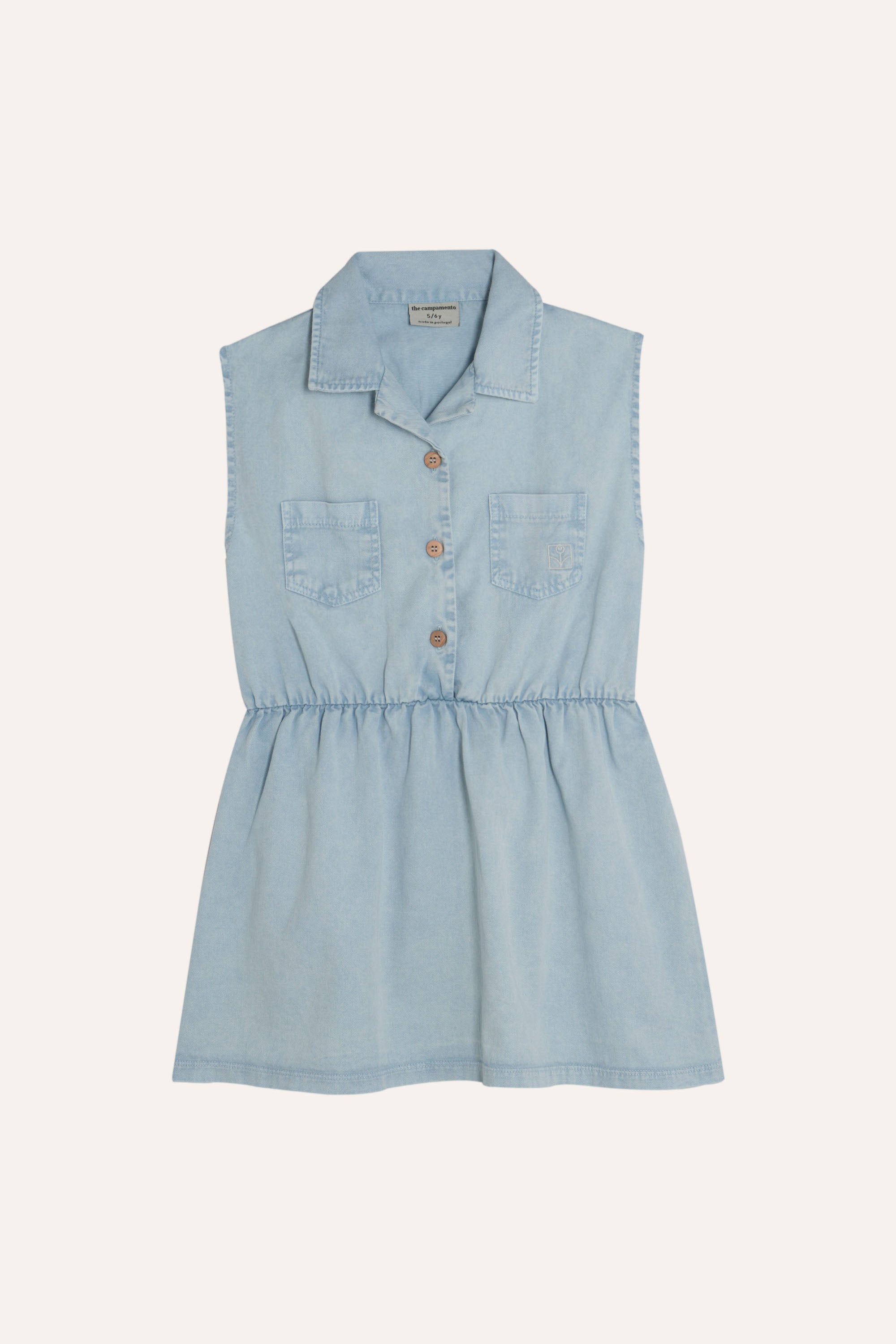 The Campamento - denim dress - light blue