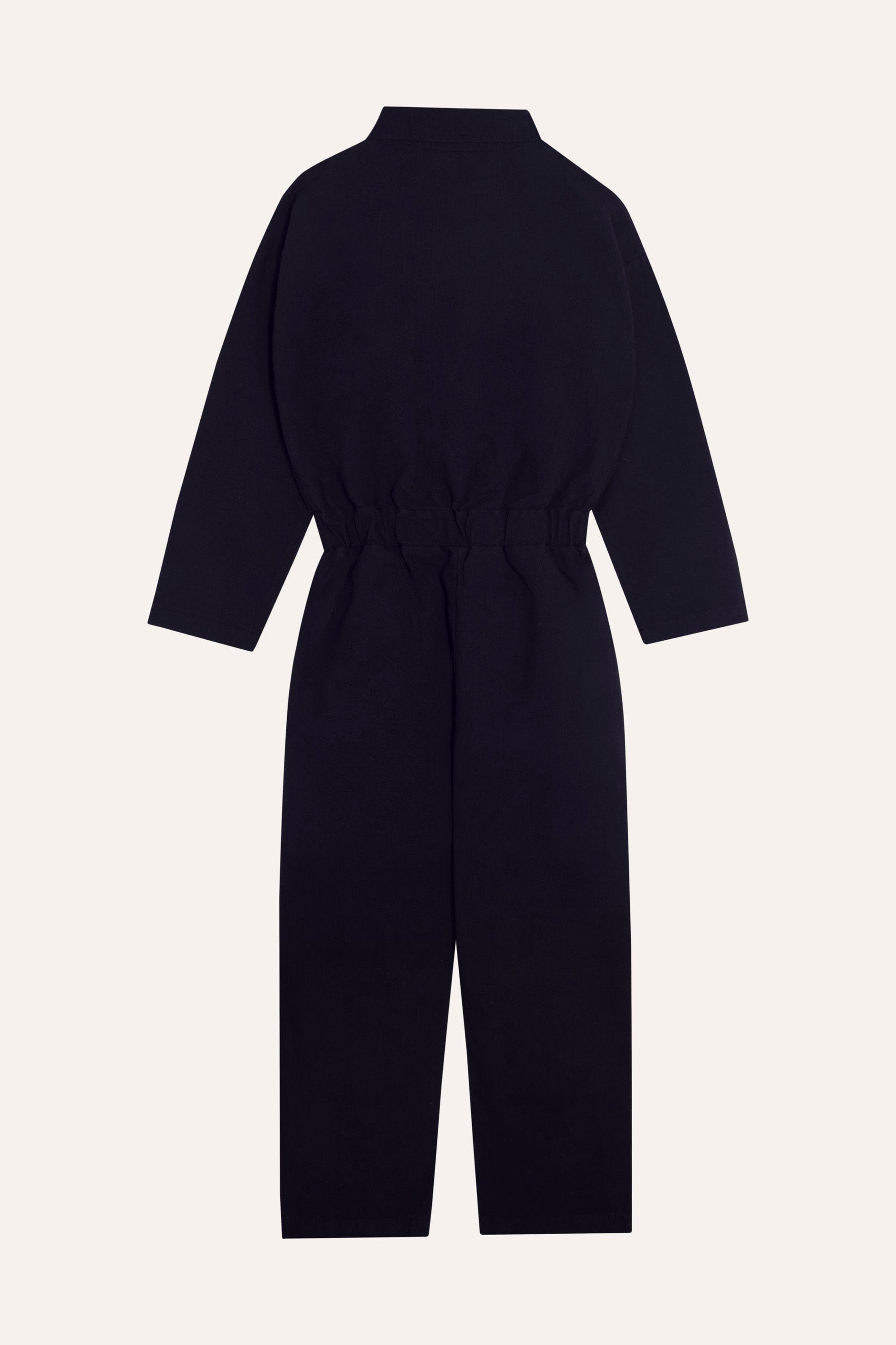 The Campamento - washed long sleeved overall - blue