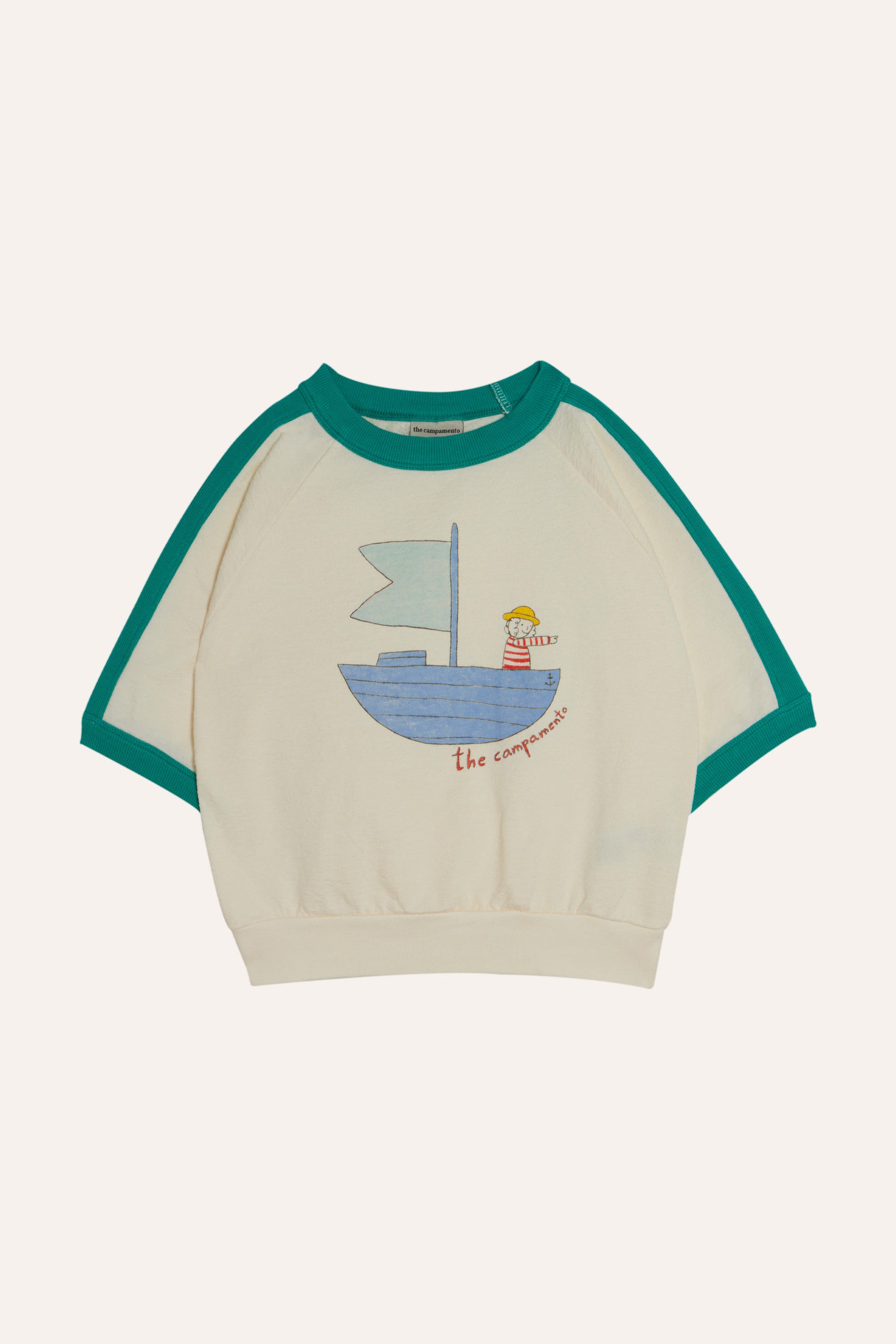 The Campamento - sailor tshirt - ecru