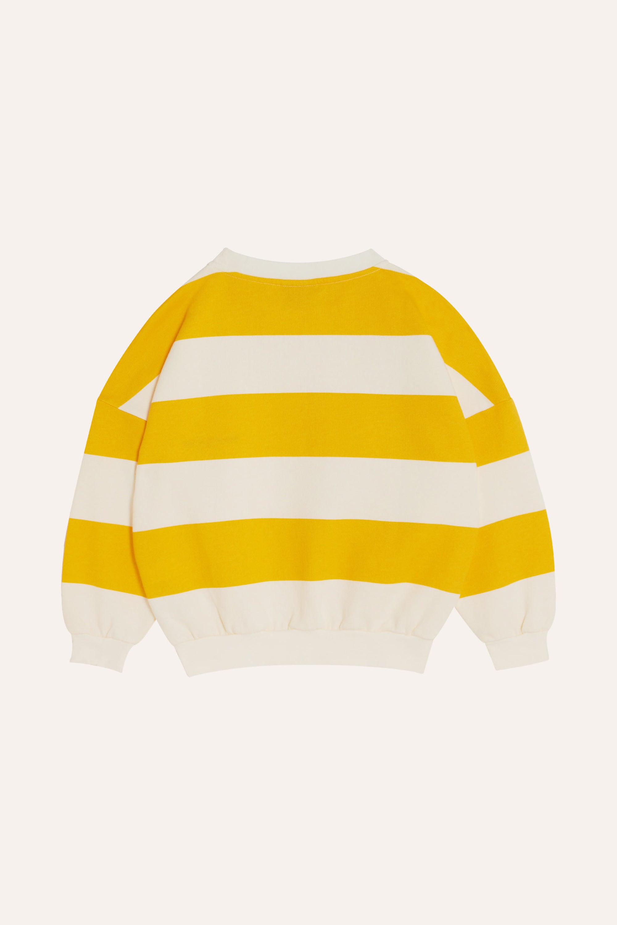 The Campamento - yellow stripes oversized sweatshirt - yellow