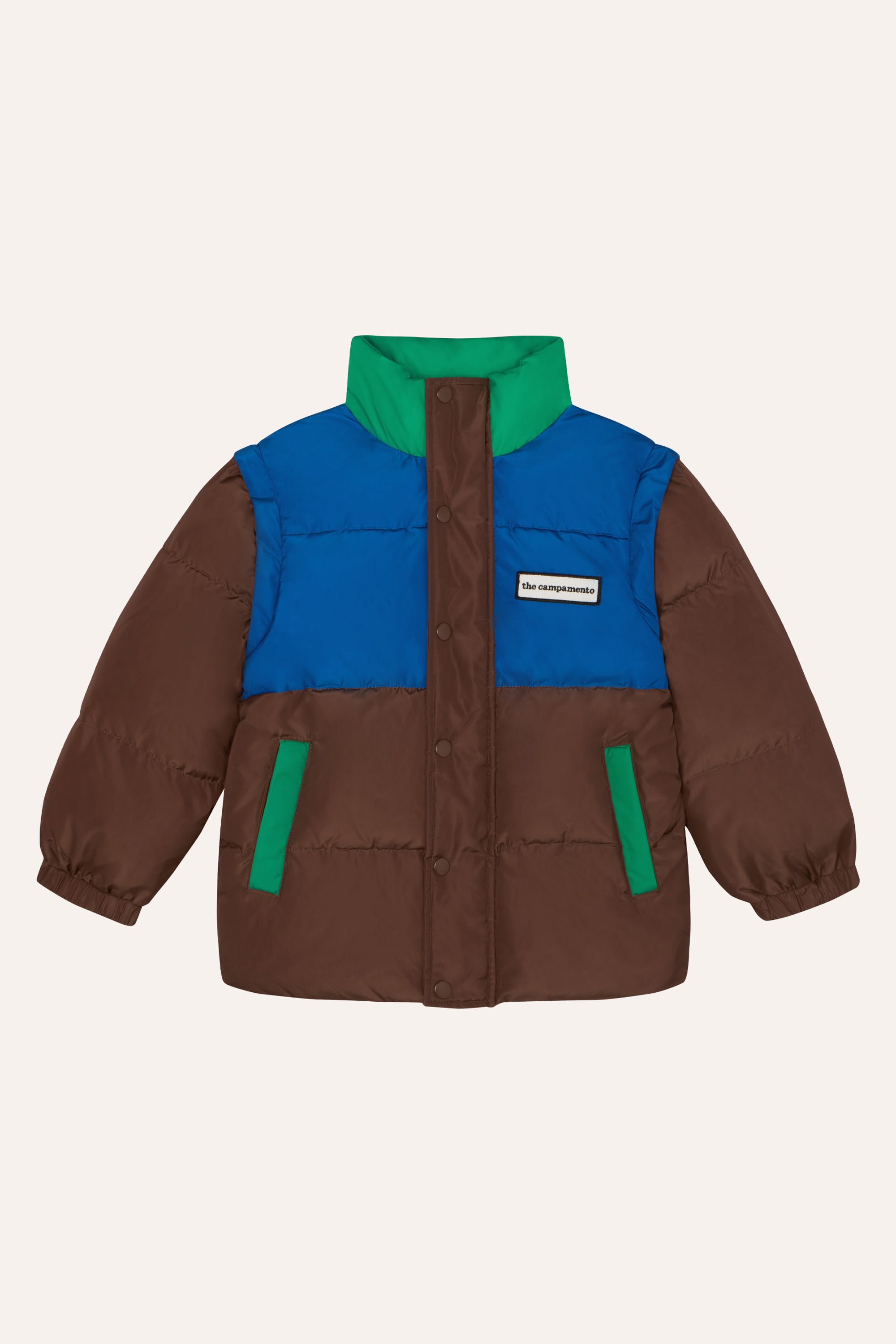 The Campamento - puffer jacket - color block