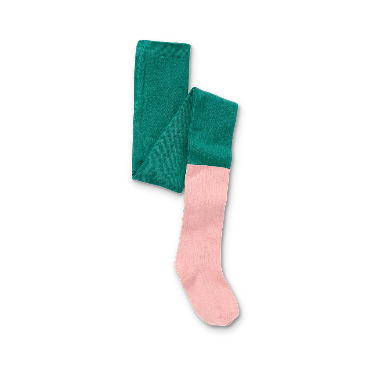 Sproet & Sprout - tights colourblock - shady green
