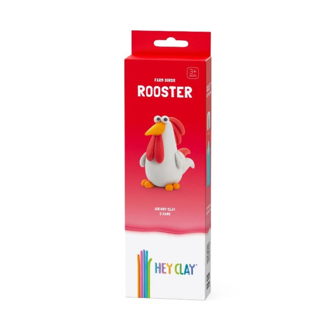 Hey Clay - rooster - 3 cans