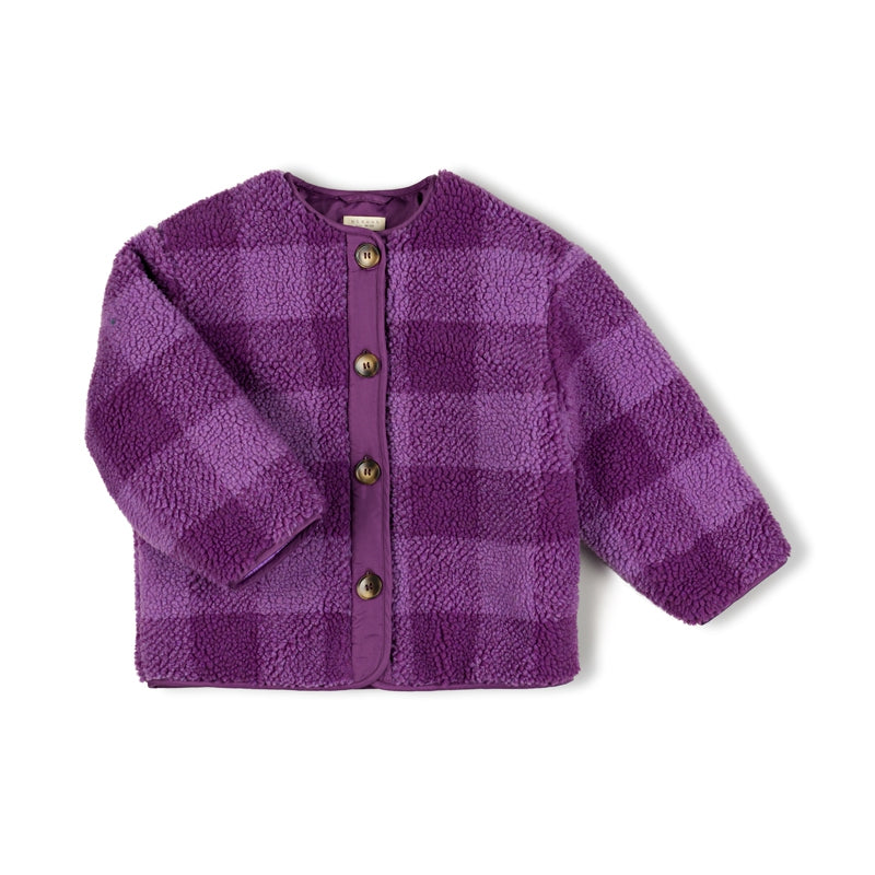 Nixnut - check jacket - teddy