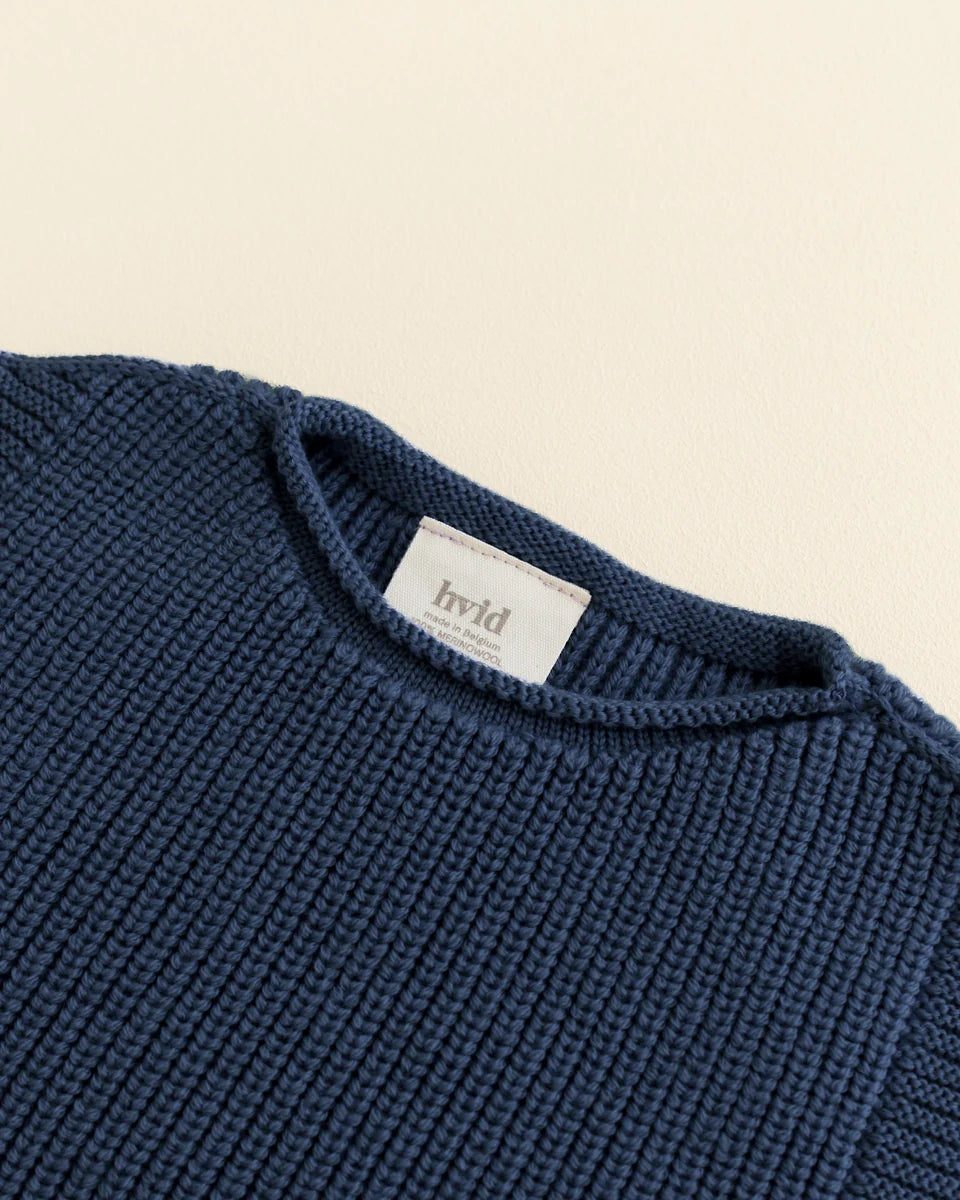 Hvid - harvey vest - blue