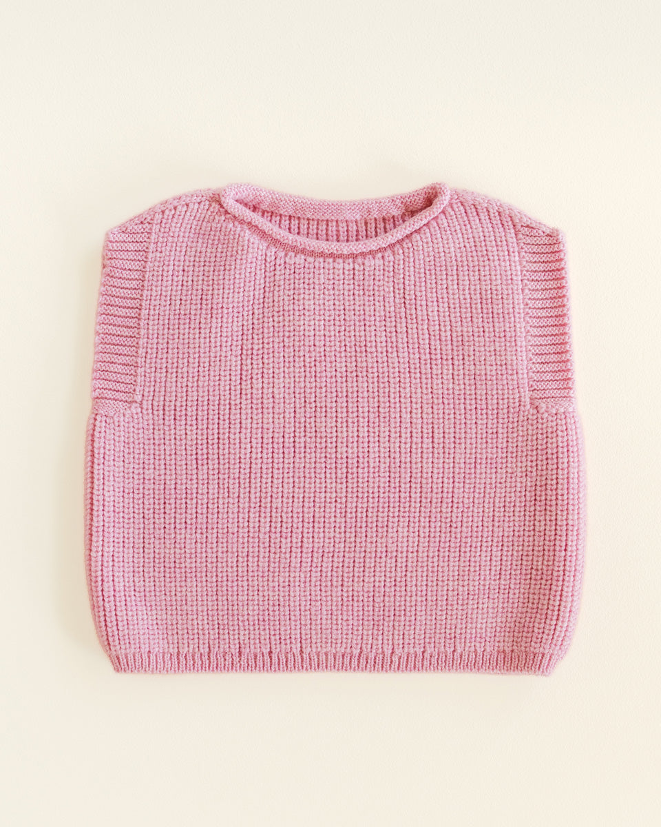 Hvid - harvey vest - cotton candy