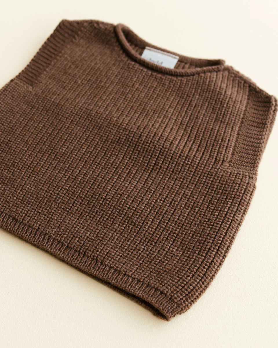 Hvid - harvey vest - mocha