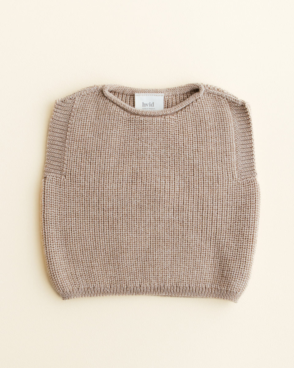 Hvid - harvey vest - sand