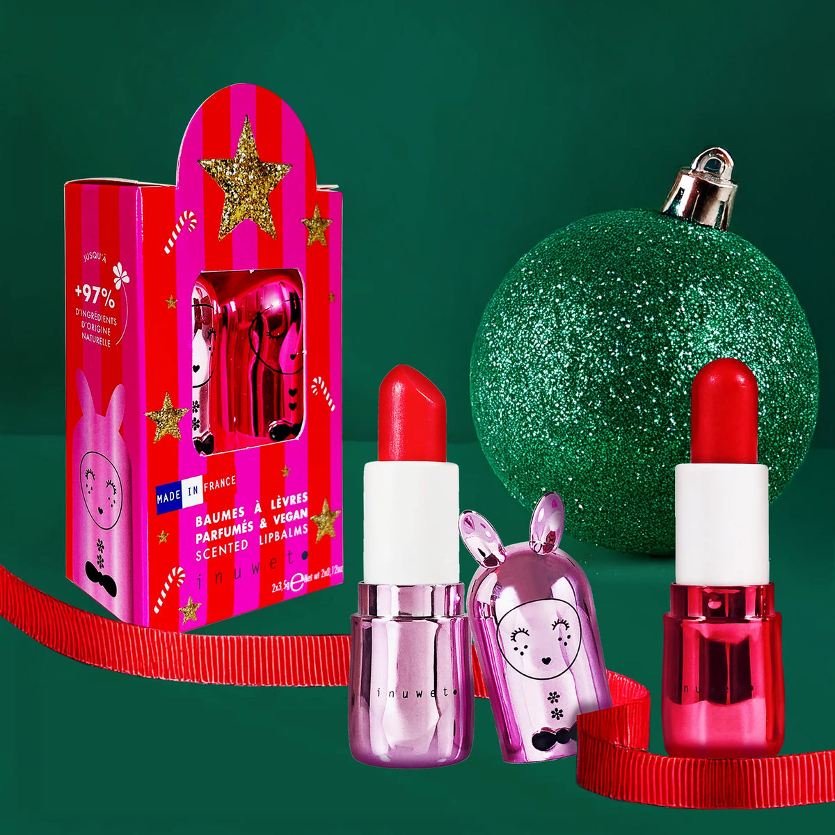 Inuwet - duo lippenbalsems kerst