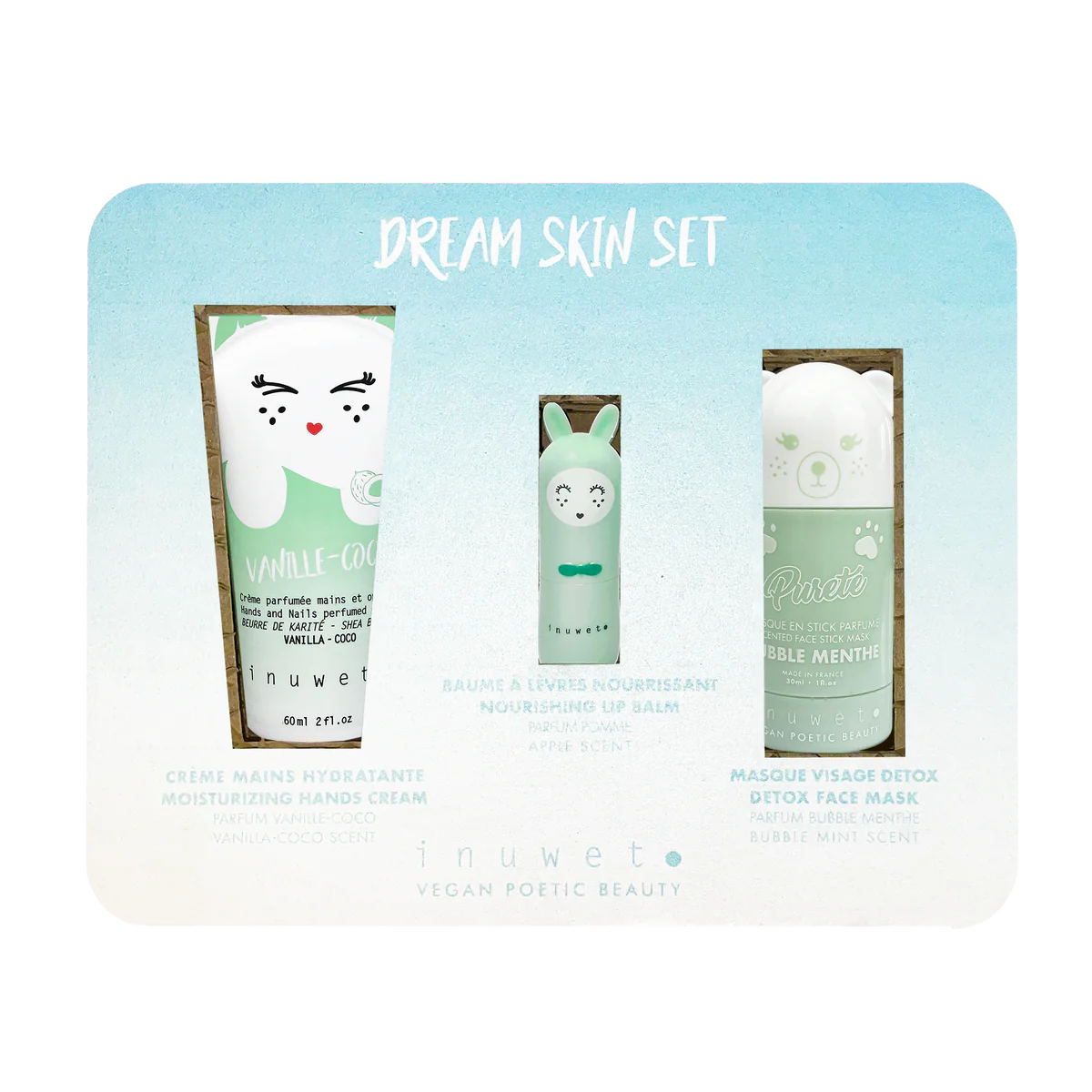 Inuwet - dream skin set - detox