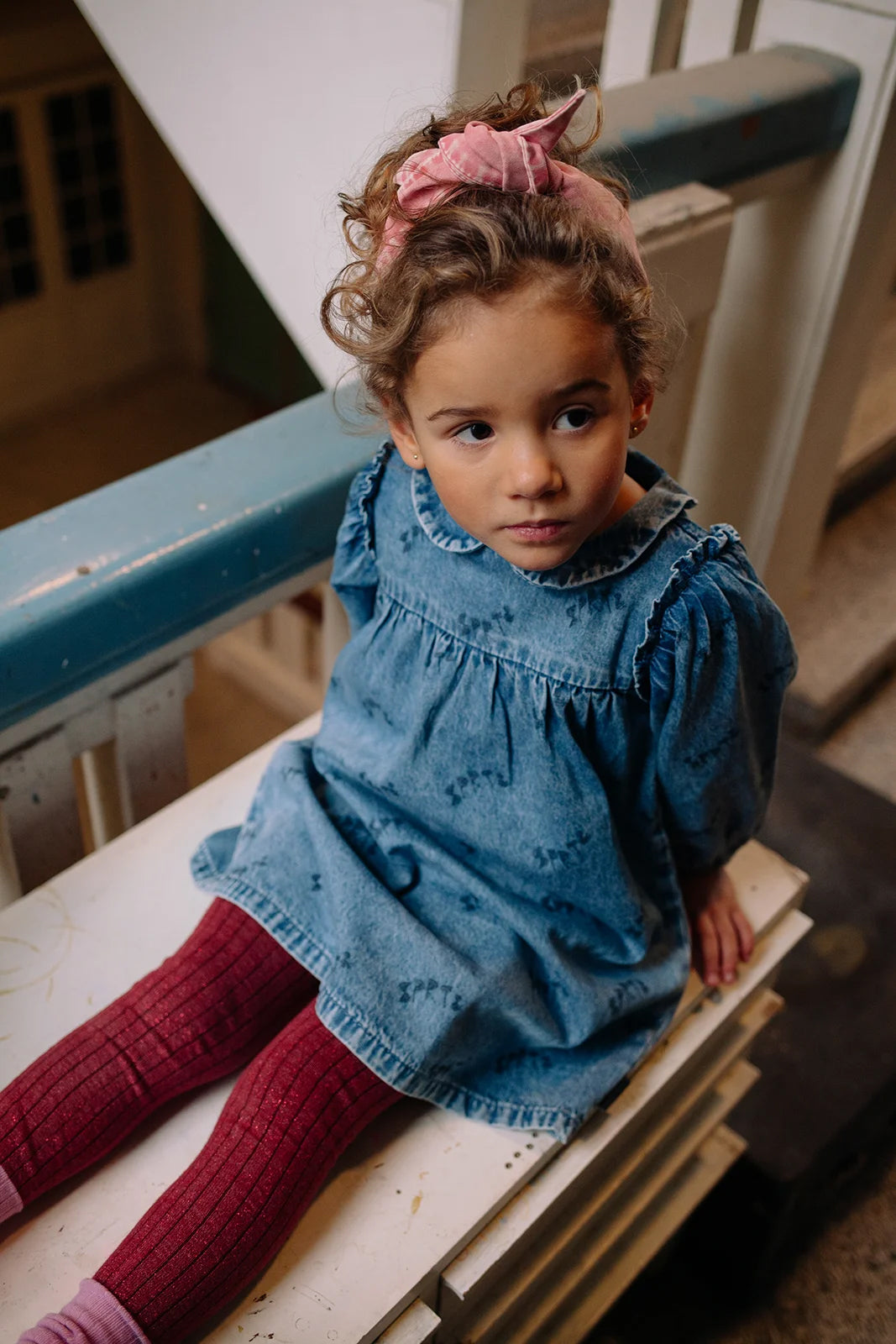 Sproet & Sprout - denim dress blue - blue denim