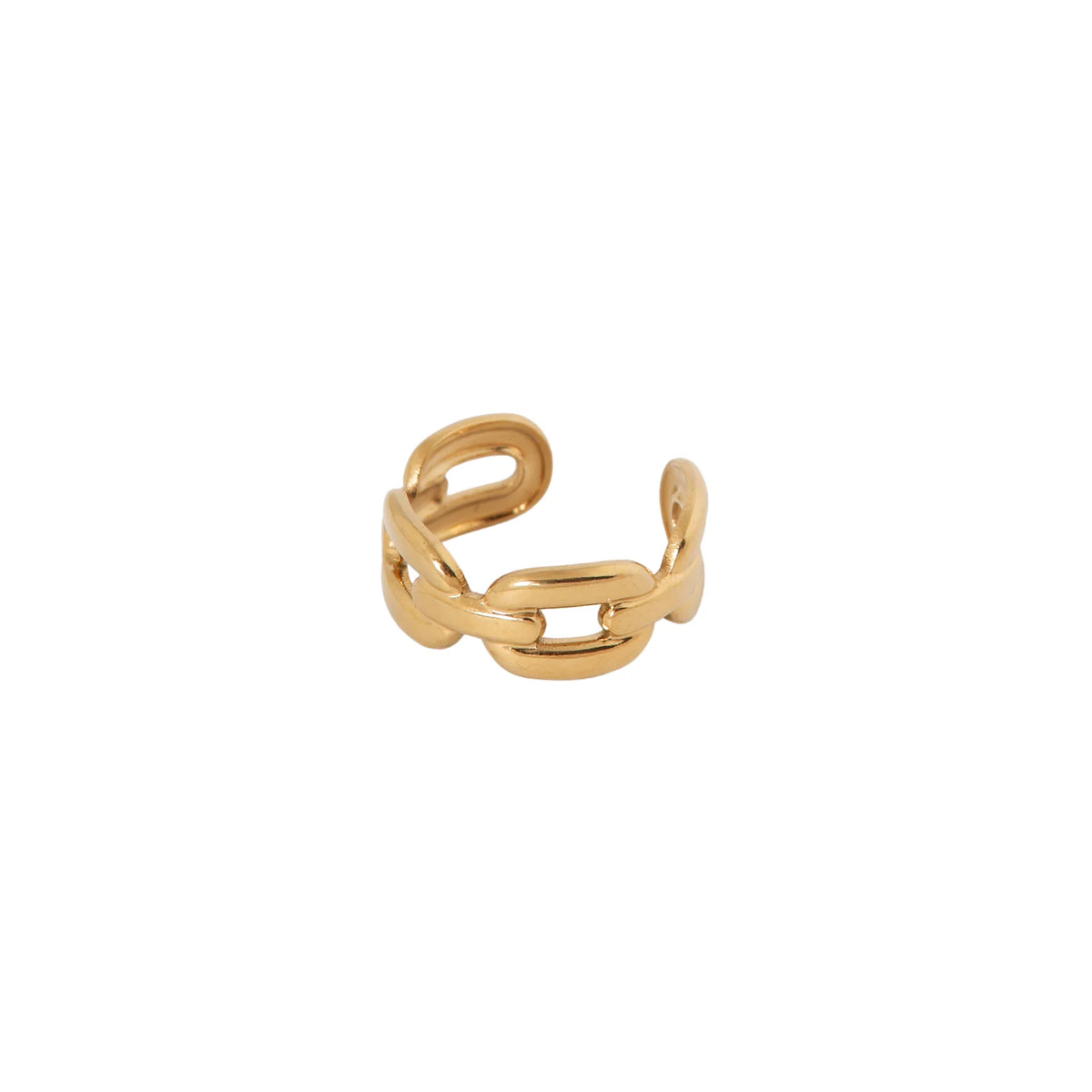 Label Kiki - wavy row ear cuff gold