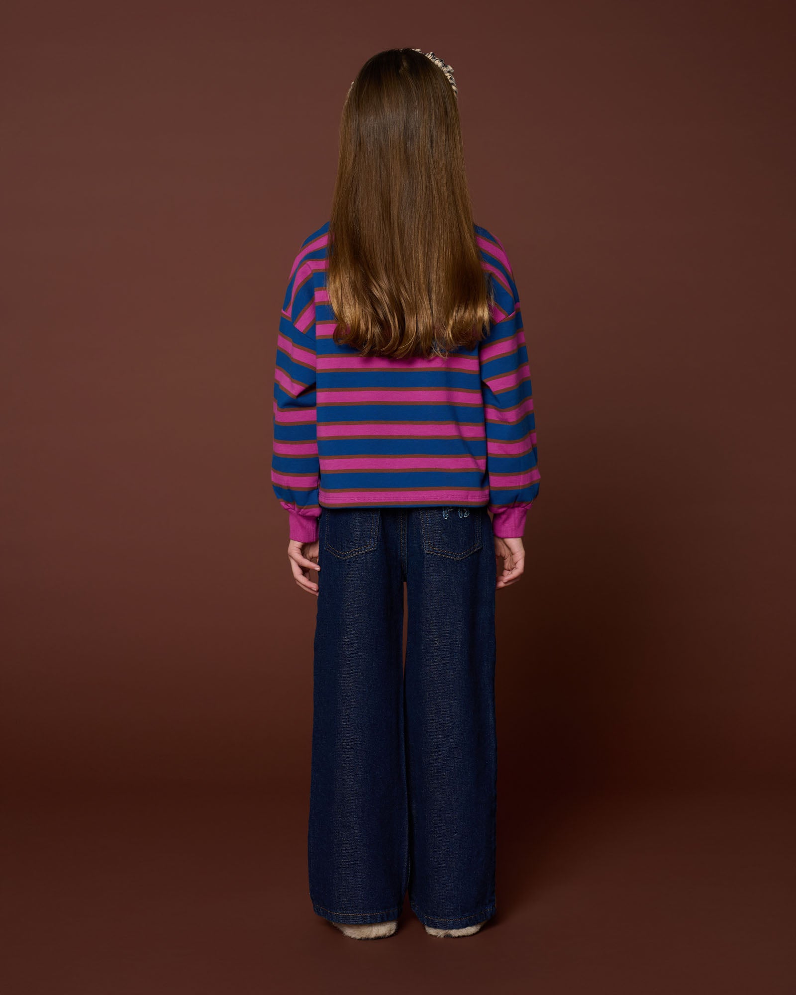 Petit Blush - wide leg jeans  - dark blue