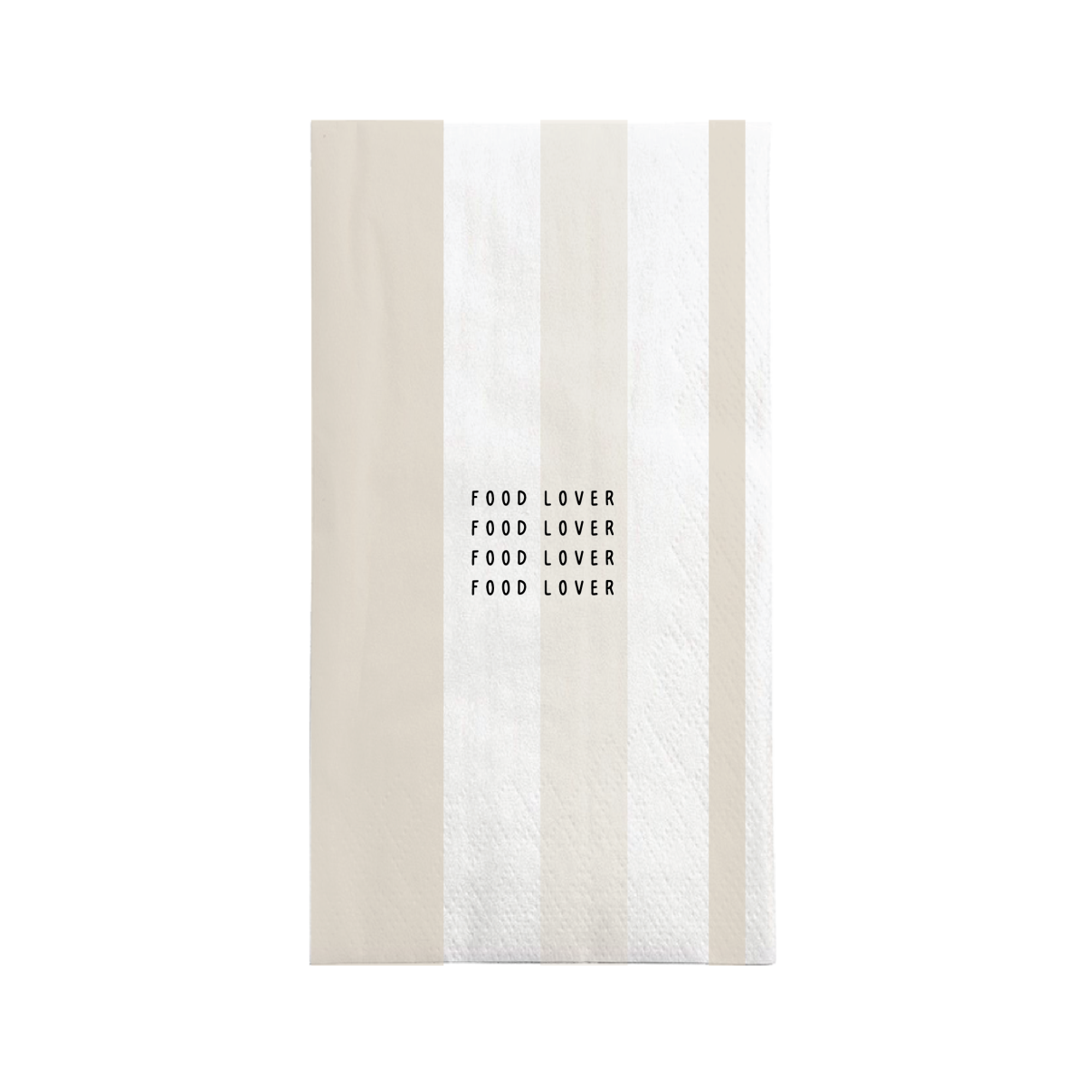 Zusss - servetten rechthoek streep food lover
