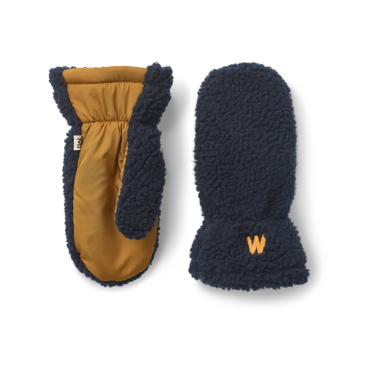Liewood - grethe pile gloves - classic navy / multi mix