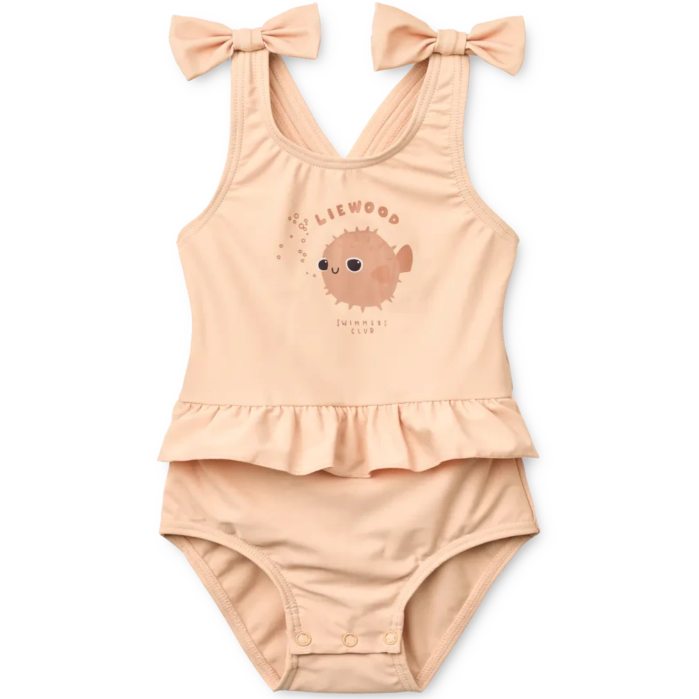 Liewood - amara baby swimsuit - apple blossom