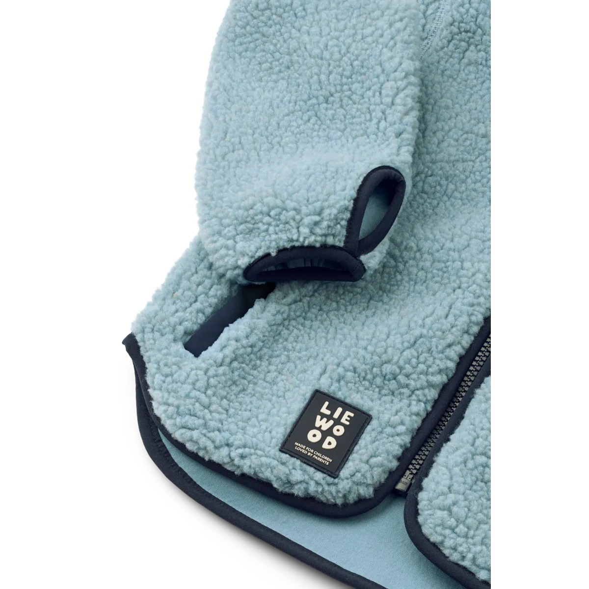 Liewood - nolan pile jacket - beach blue
