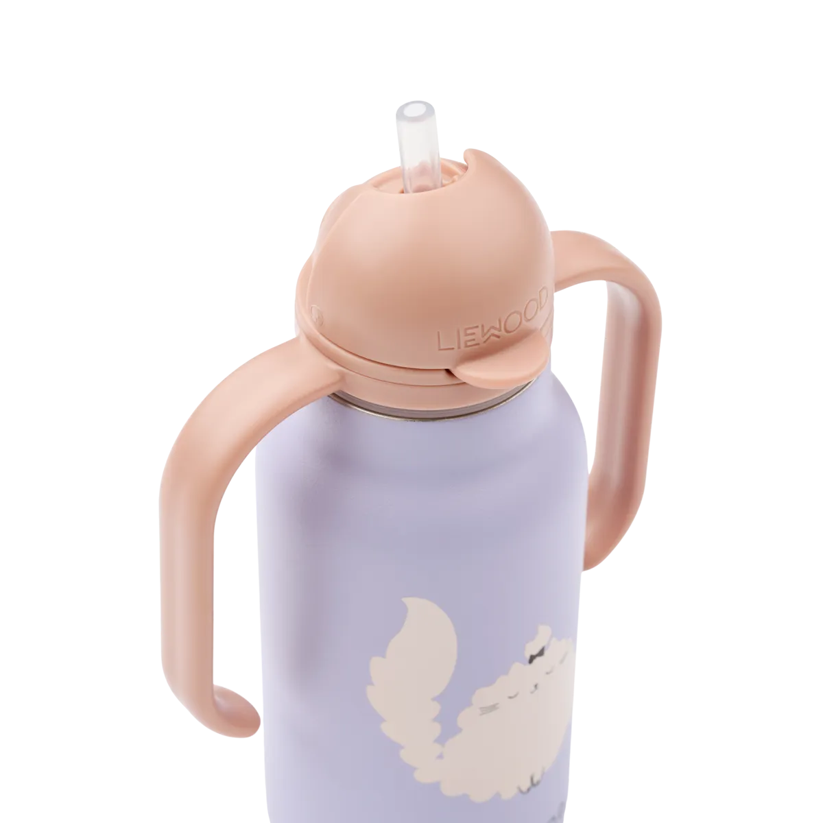 Liewood - kimmie water bottle - cat / warm lilac