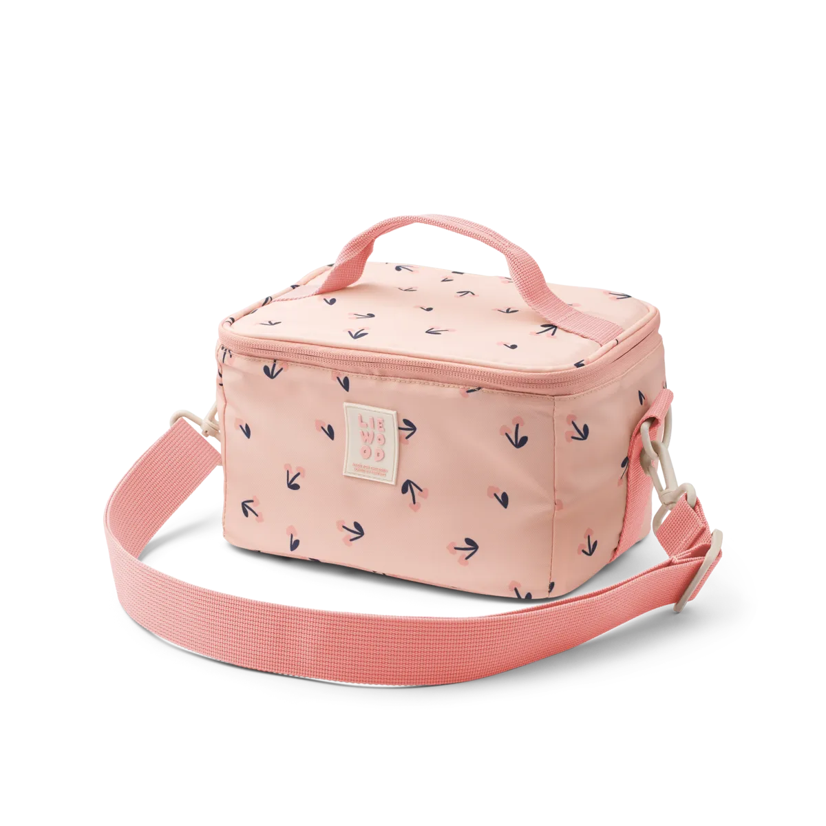 Liewood - toby thermal bag - cherry heart / rosey