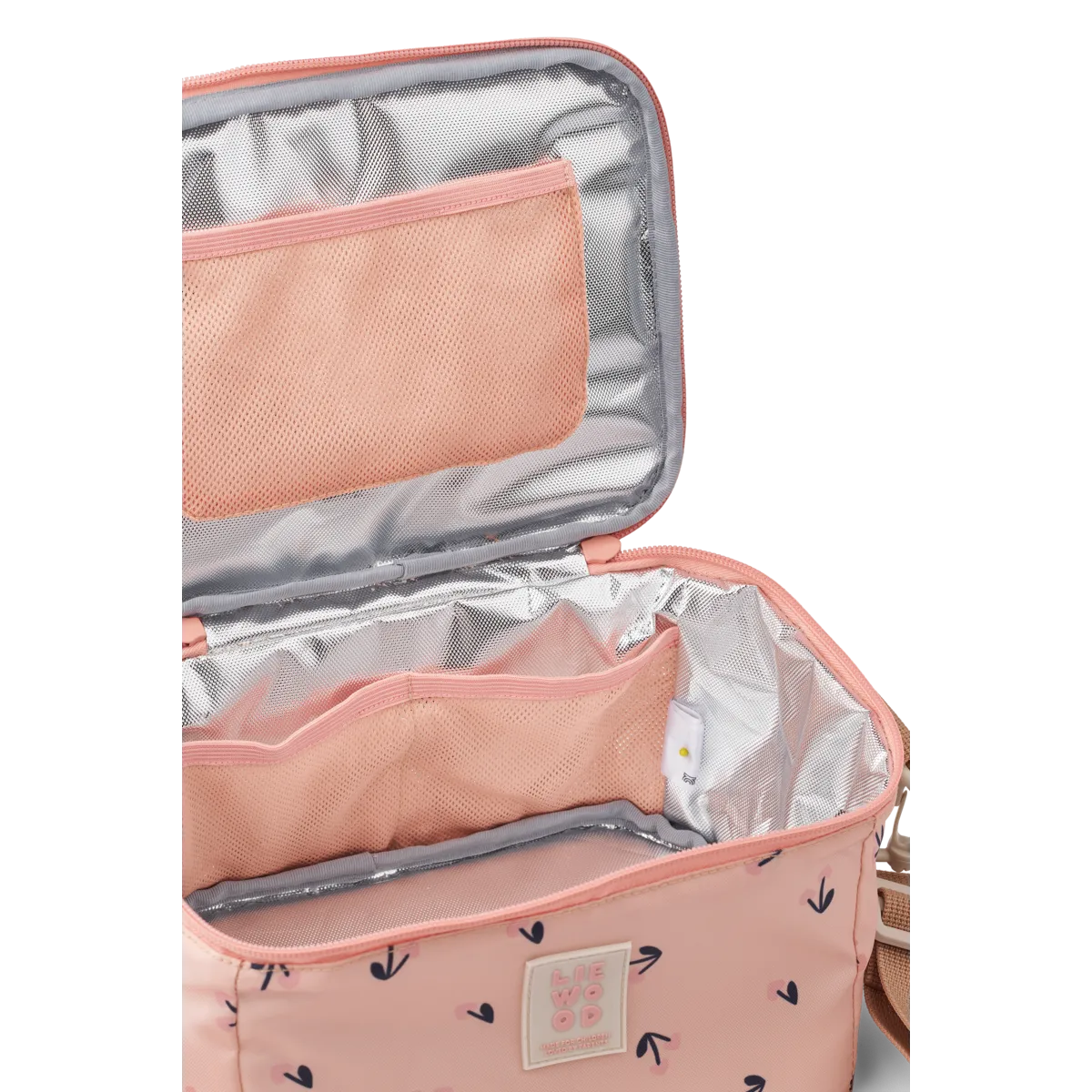 Liewood - toby thermal bag - cherry heart / rosey