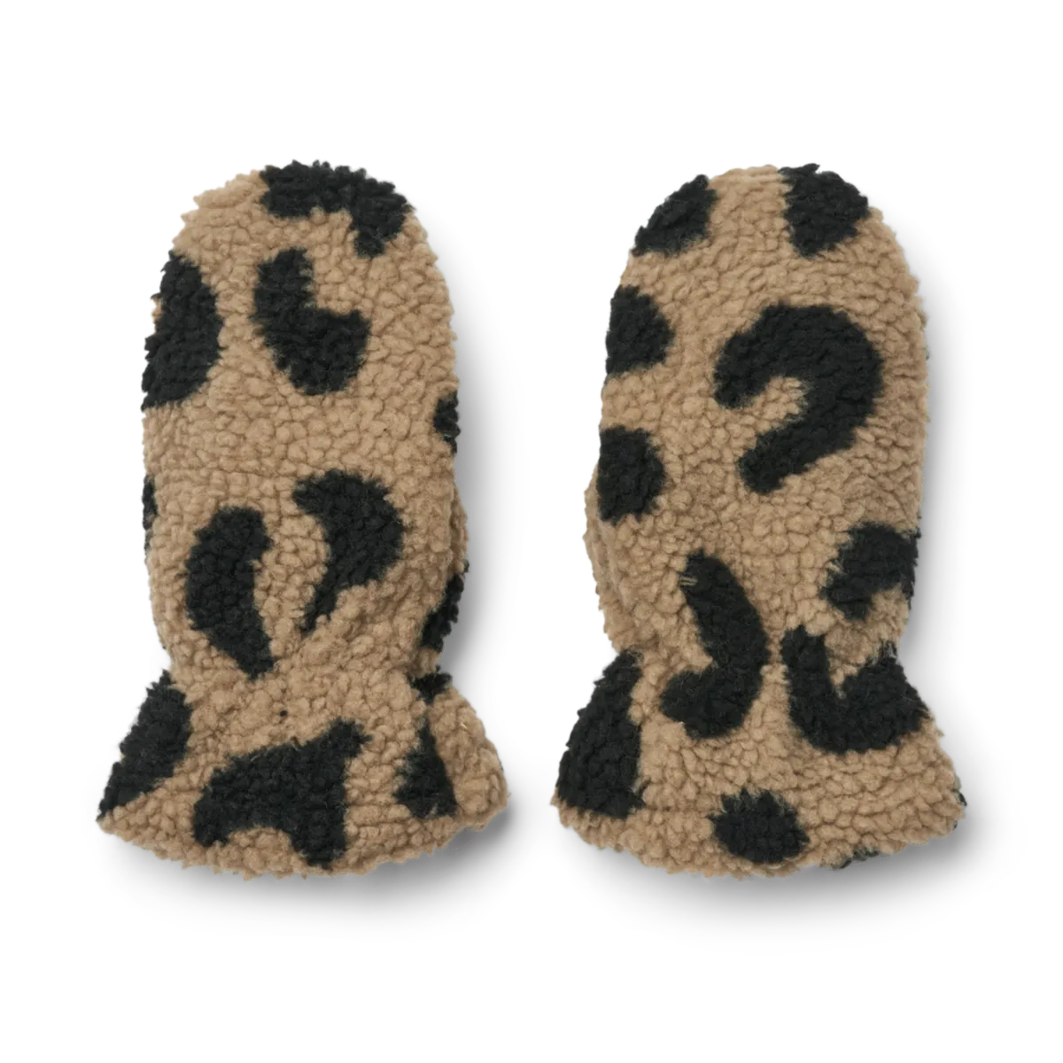Liewood - grethe pile gloves - mega leo / oat mix