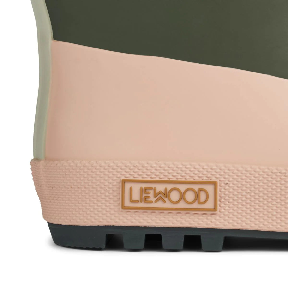 Liewood - isaac technical rainboot - army brown multimix