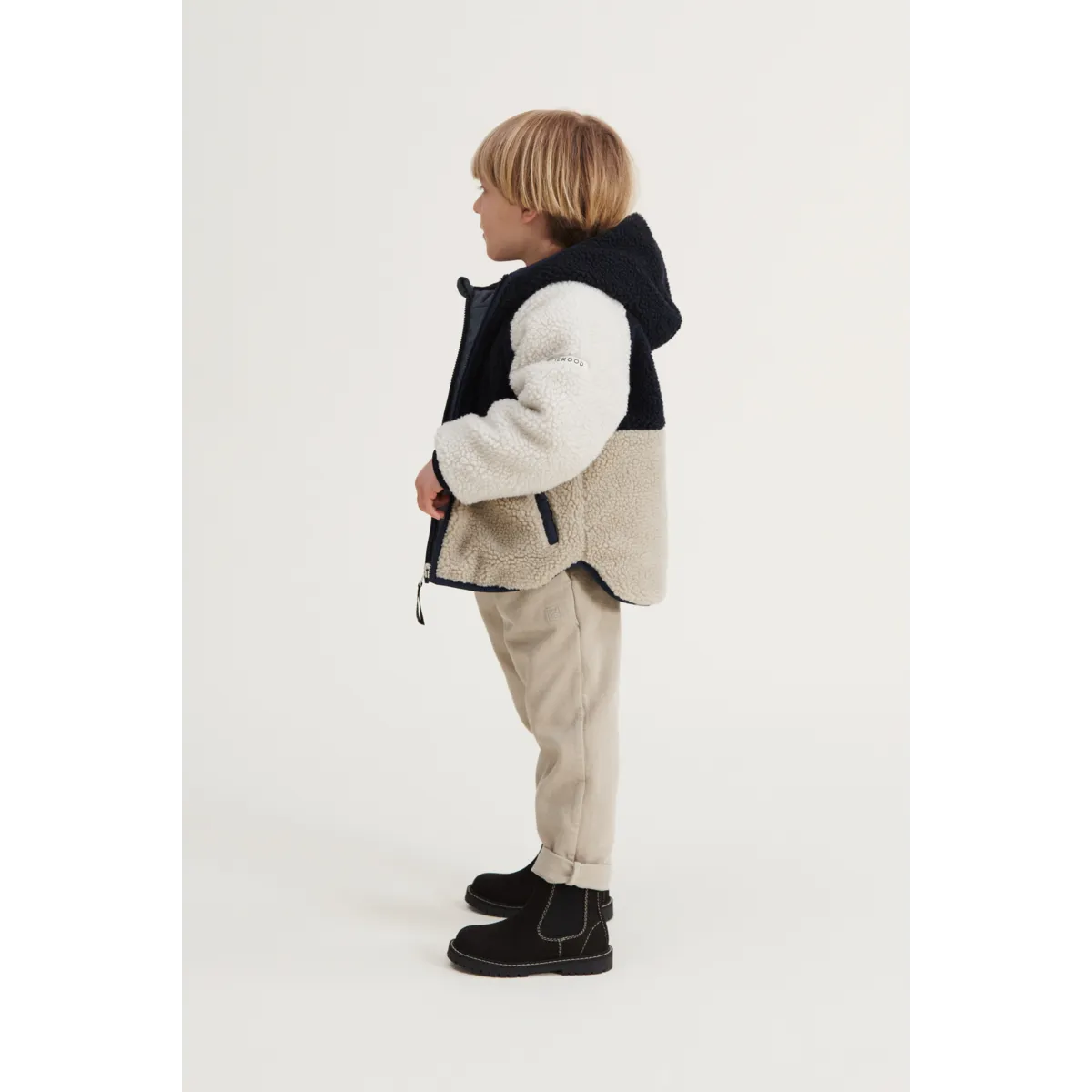 Liewood - jackson reversible jacket - whale blue multi mix