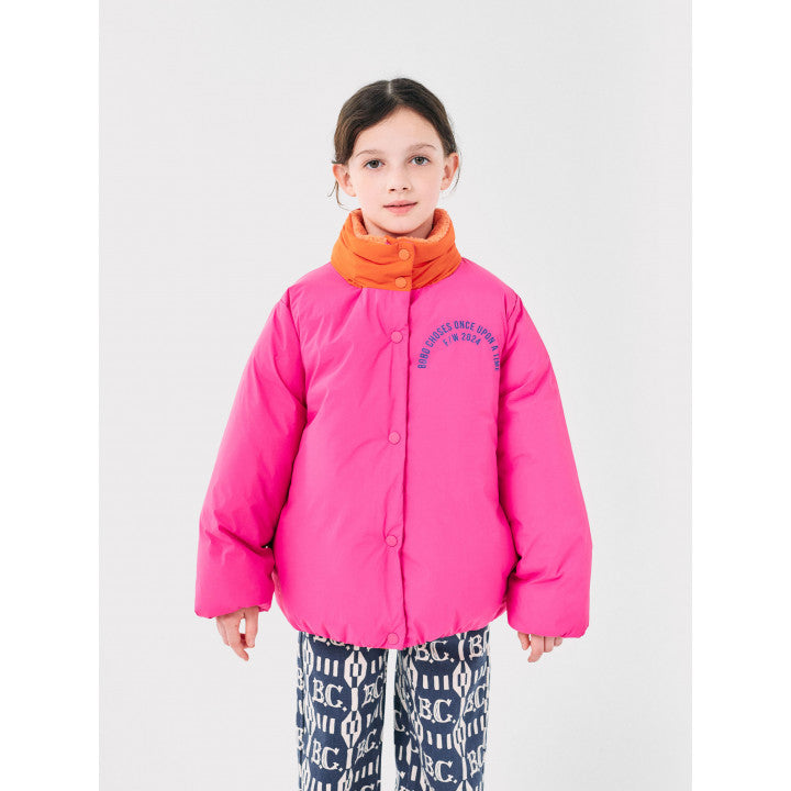 Bobo Choses - kids circle anorak - fuchsia