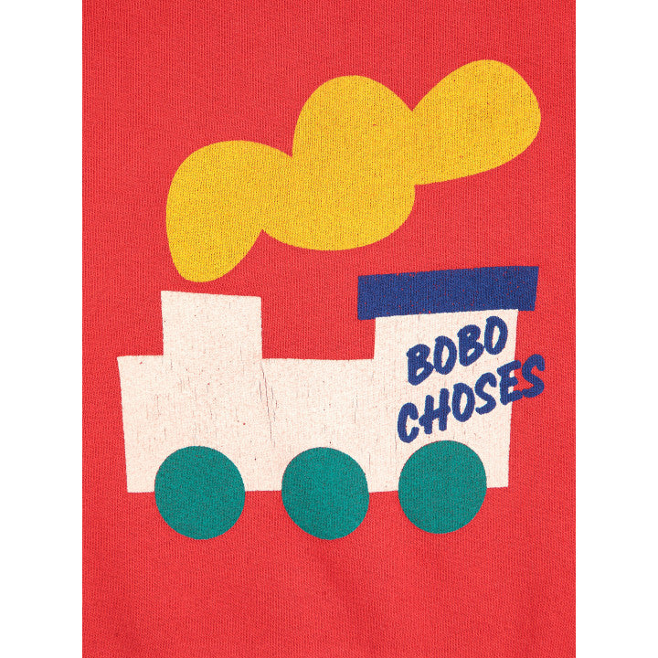 Bobo Choses - choo choo sweatshirt - red