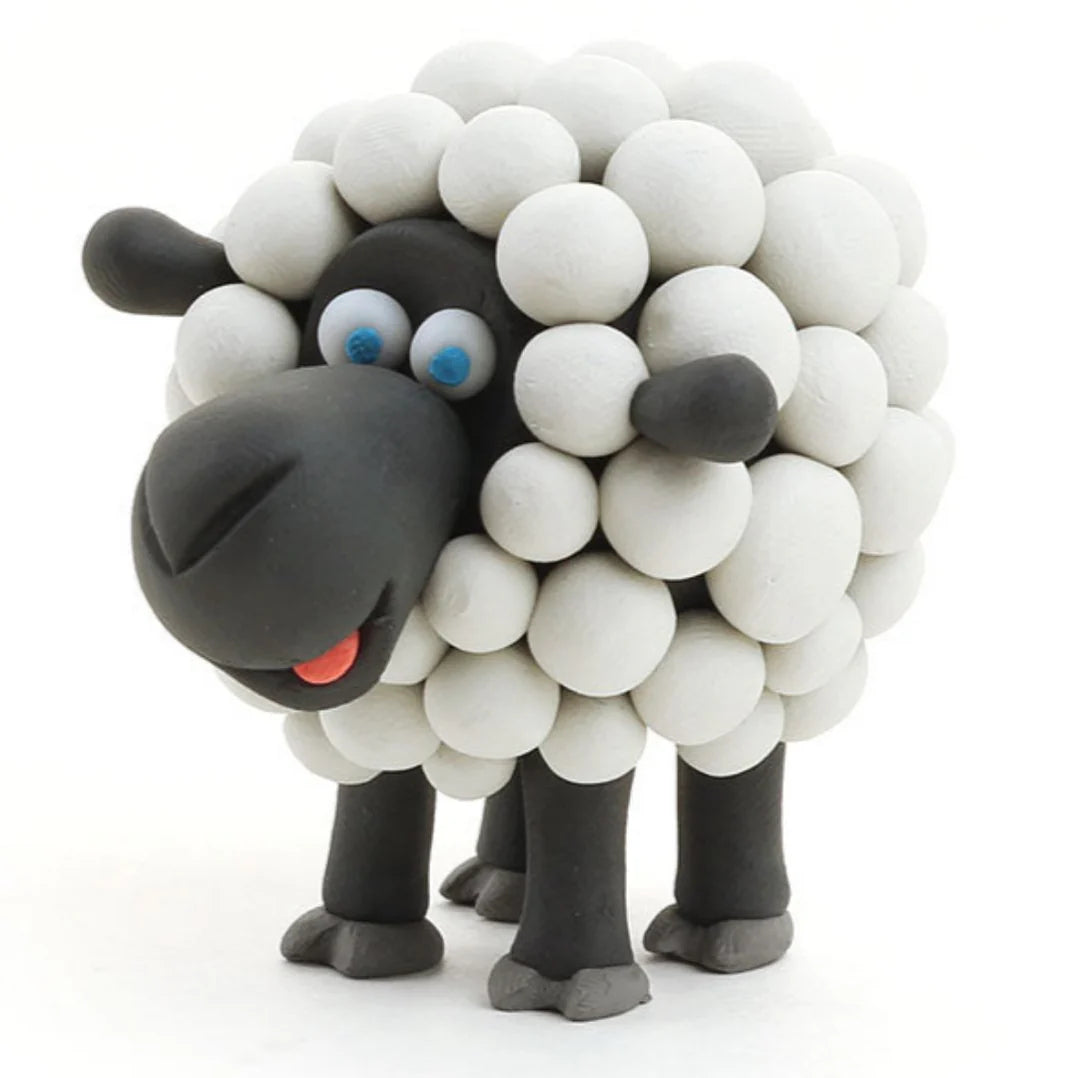 Hey Clay - dieren : hond, koe & schaap - 6 cans