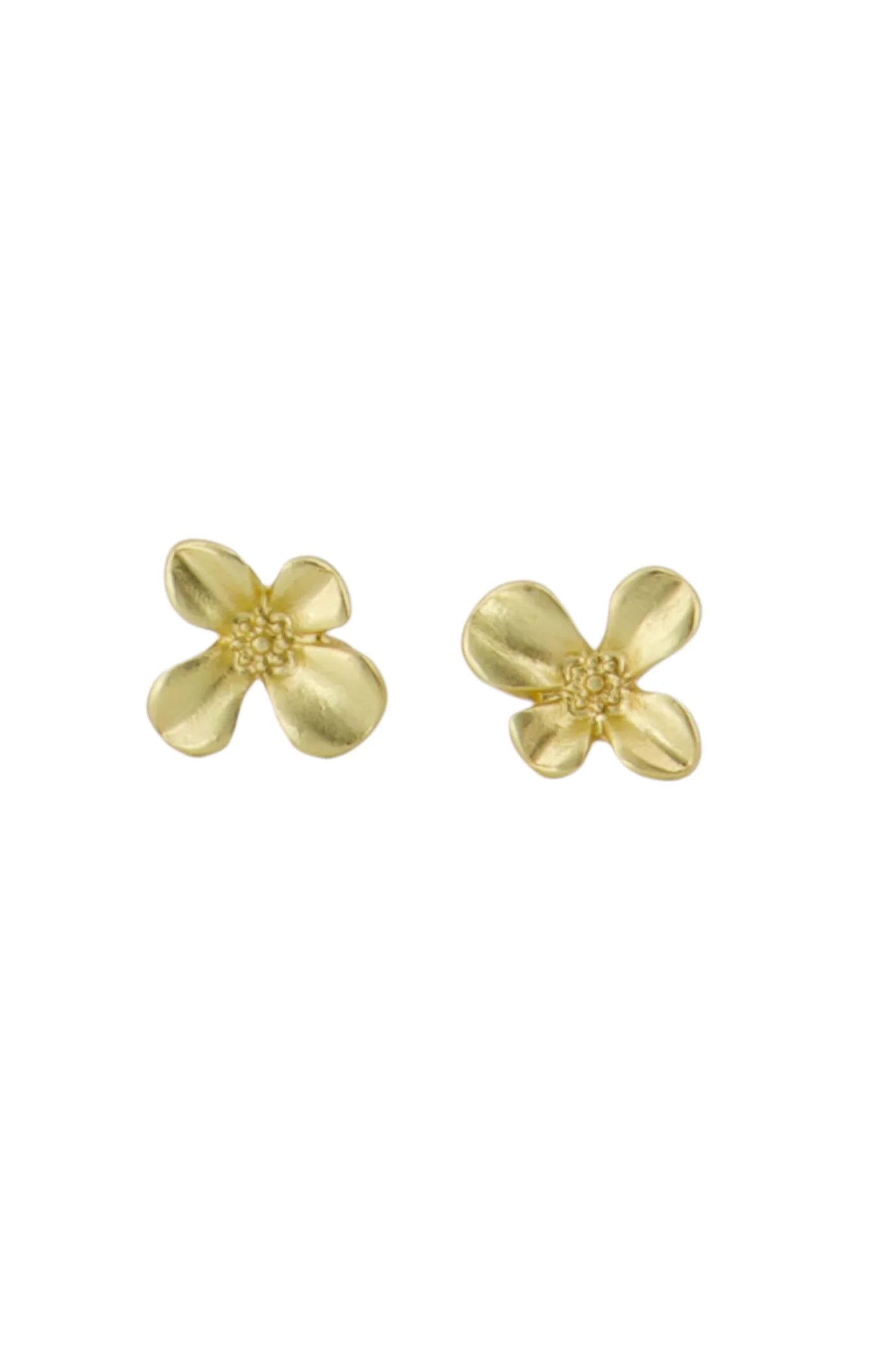 Zusss - bloem studs oorbellen