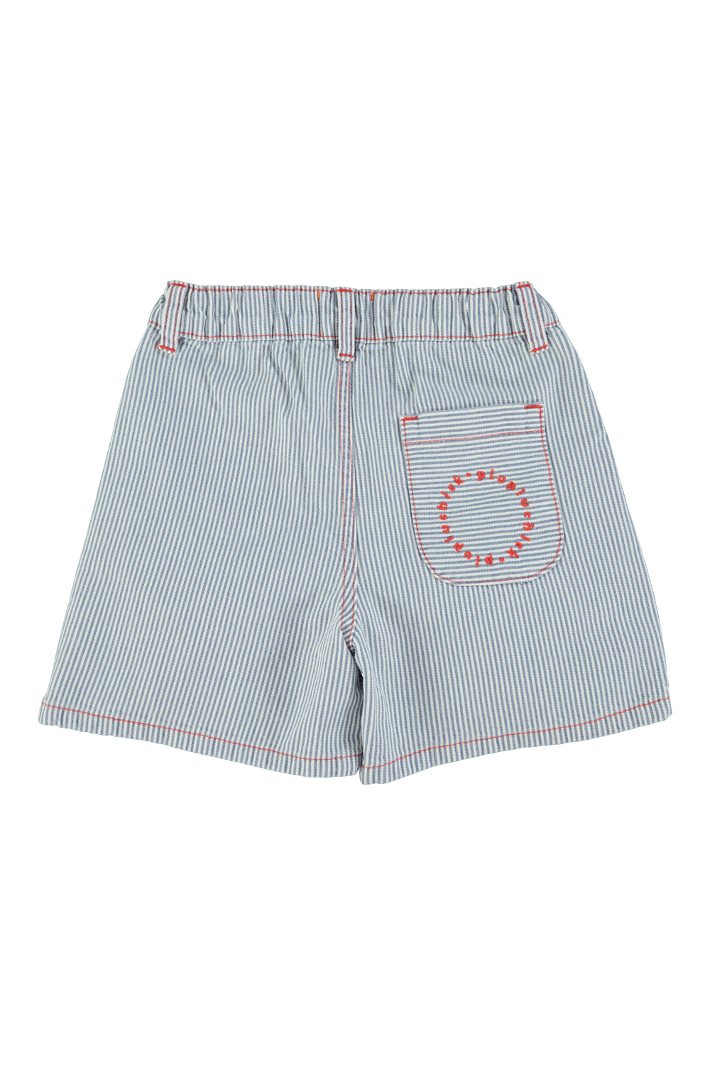 Piupiuchick - boy shorts - ecru with indigo stripes