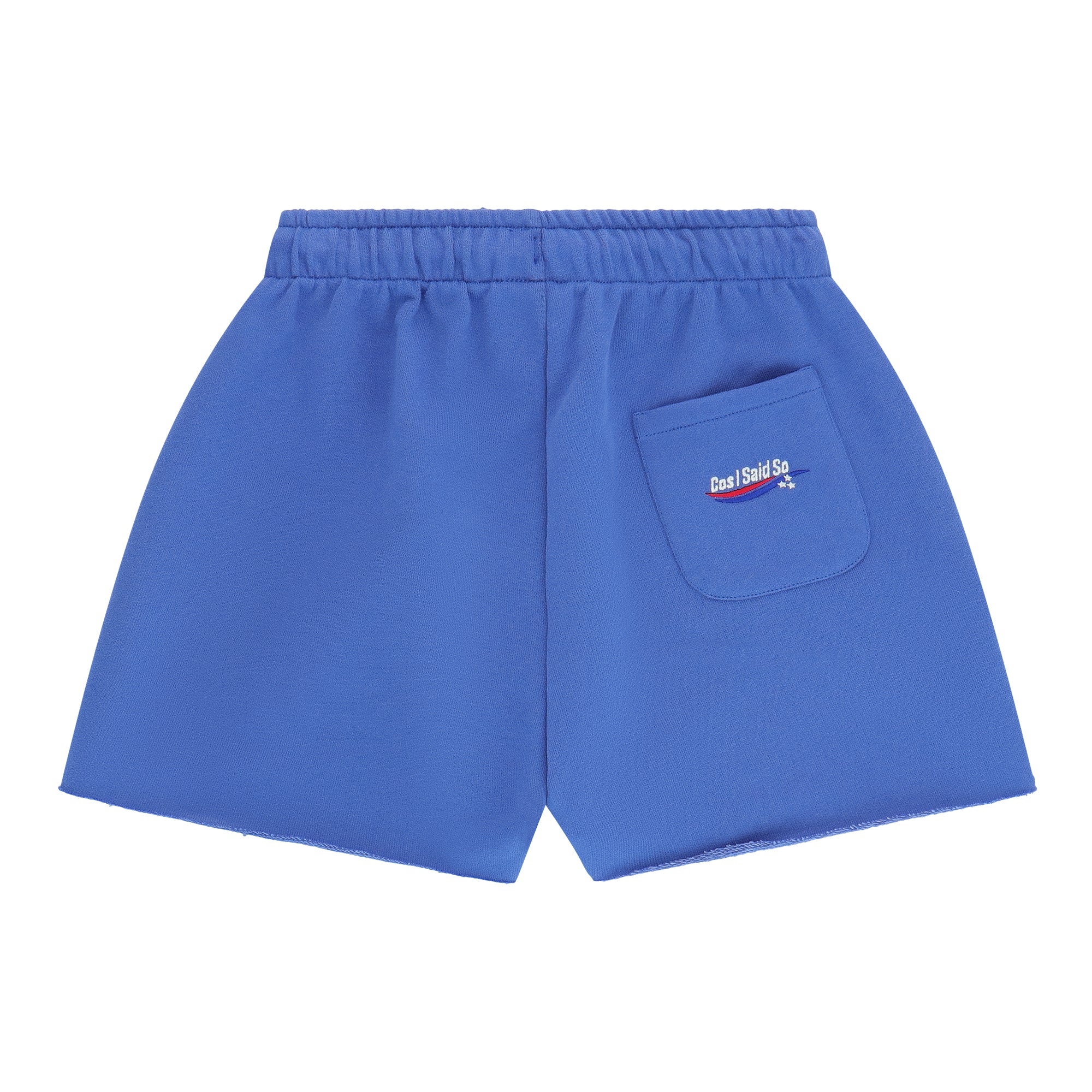 Cos I Said So - cut off jog shorts - ultramarine