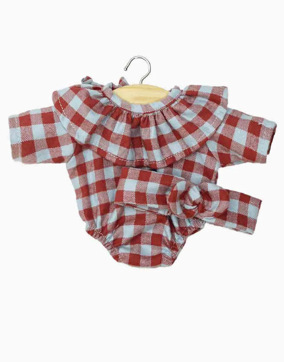 Minikane - poppenkleertjes - romper vichy