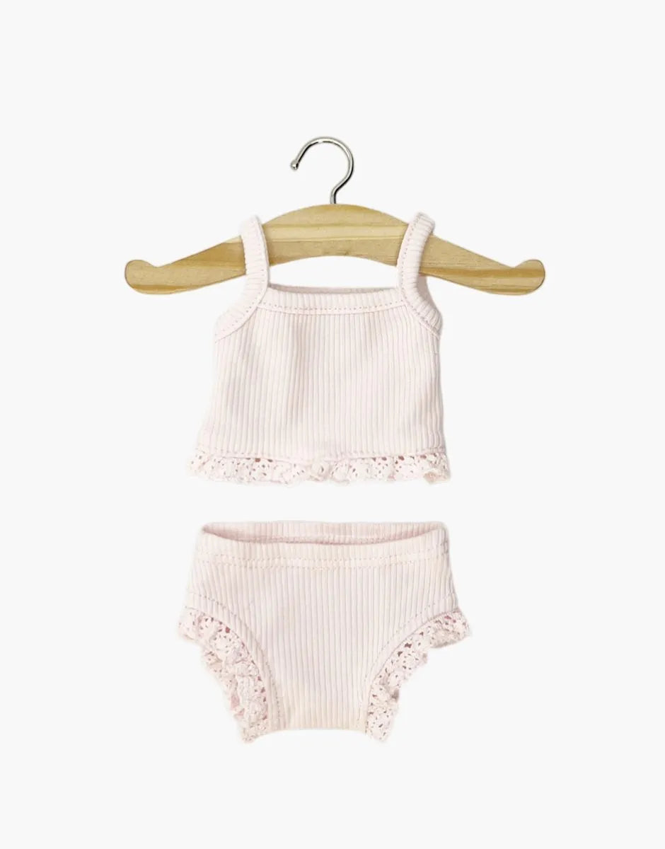 Minikane - poppenkleertjes - ondergoed rose pastel