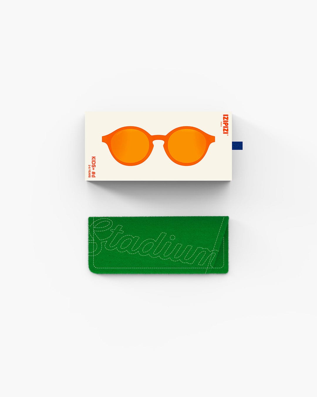 IZIPIZI - zonnebril #D kids plus (3-5jr) - orange smash