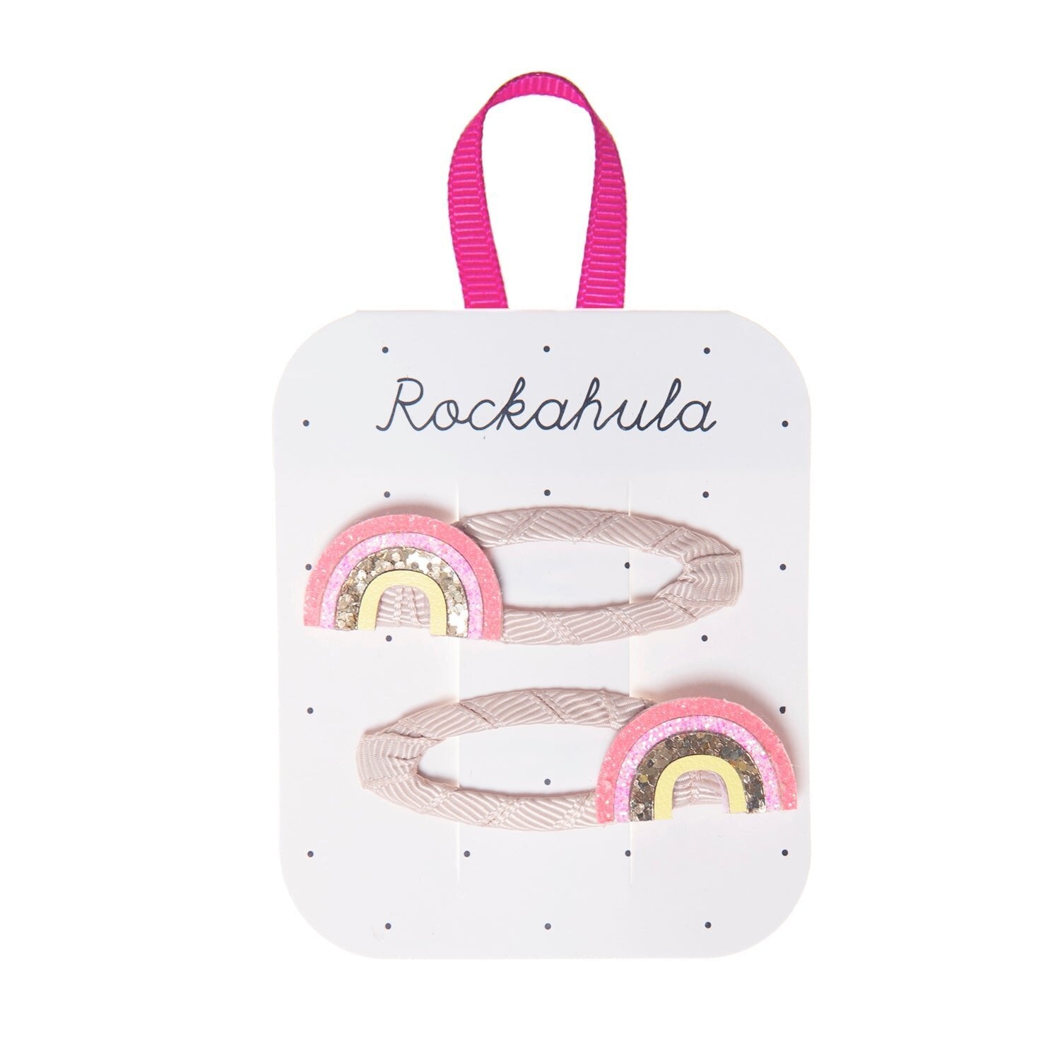 Rockahula - cheerful rainbow clips
