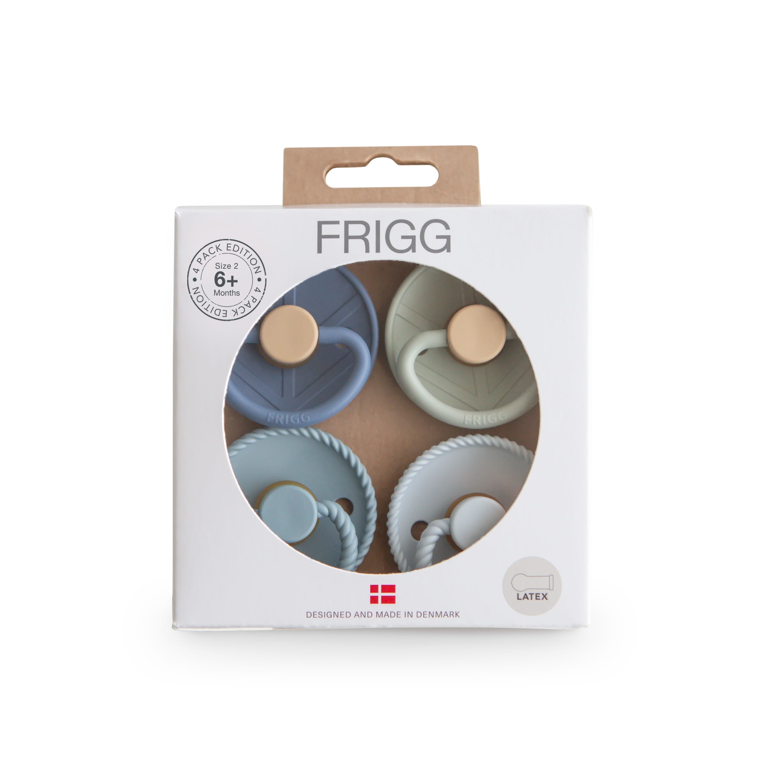 Frigg - fopspeen latex 4pack - skyline serenity