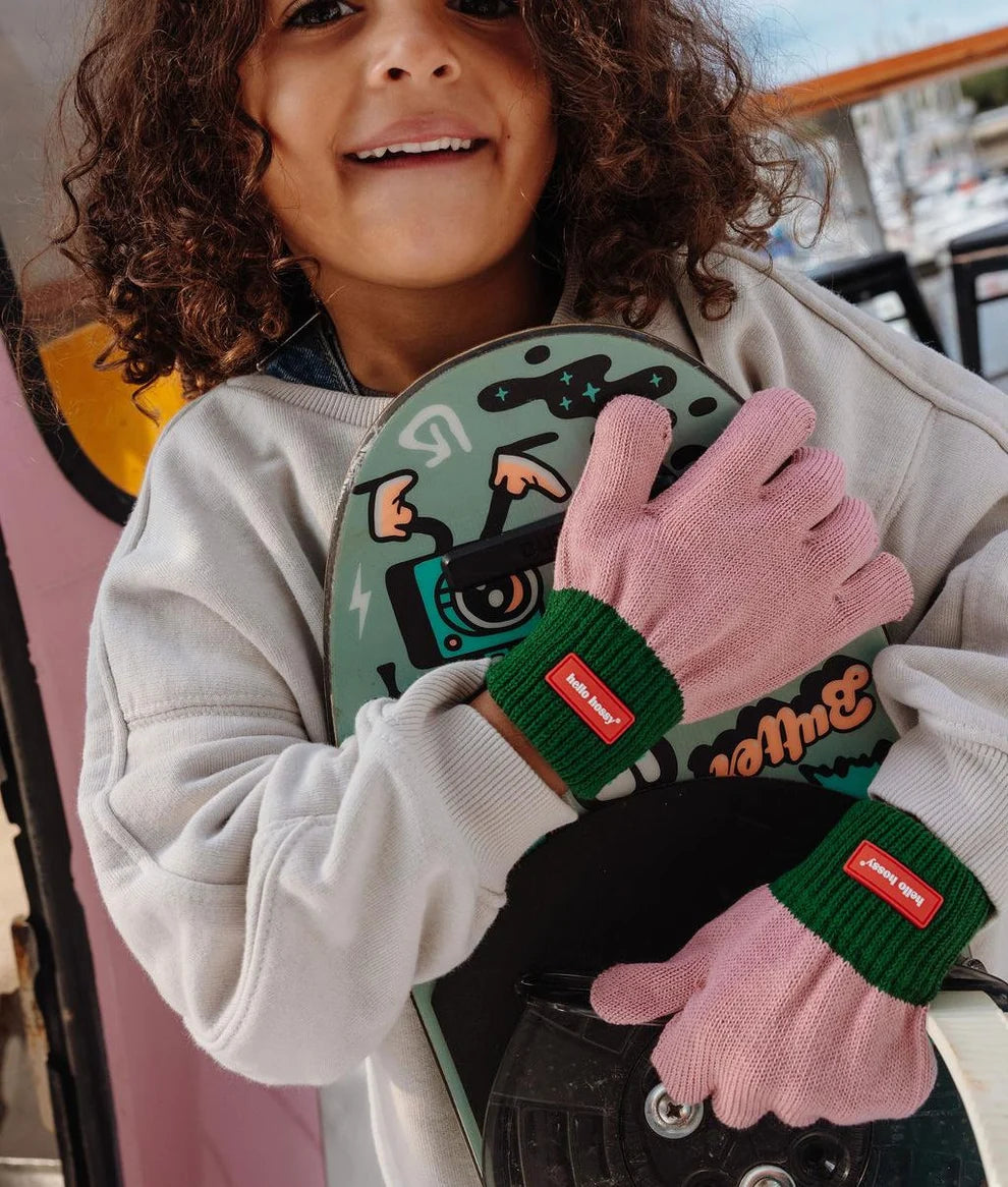 Hello Hossy - handschoenen handy - rosy