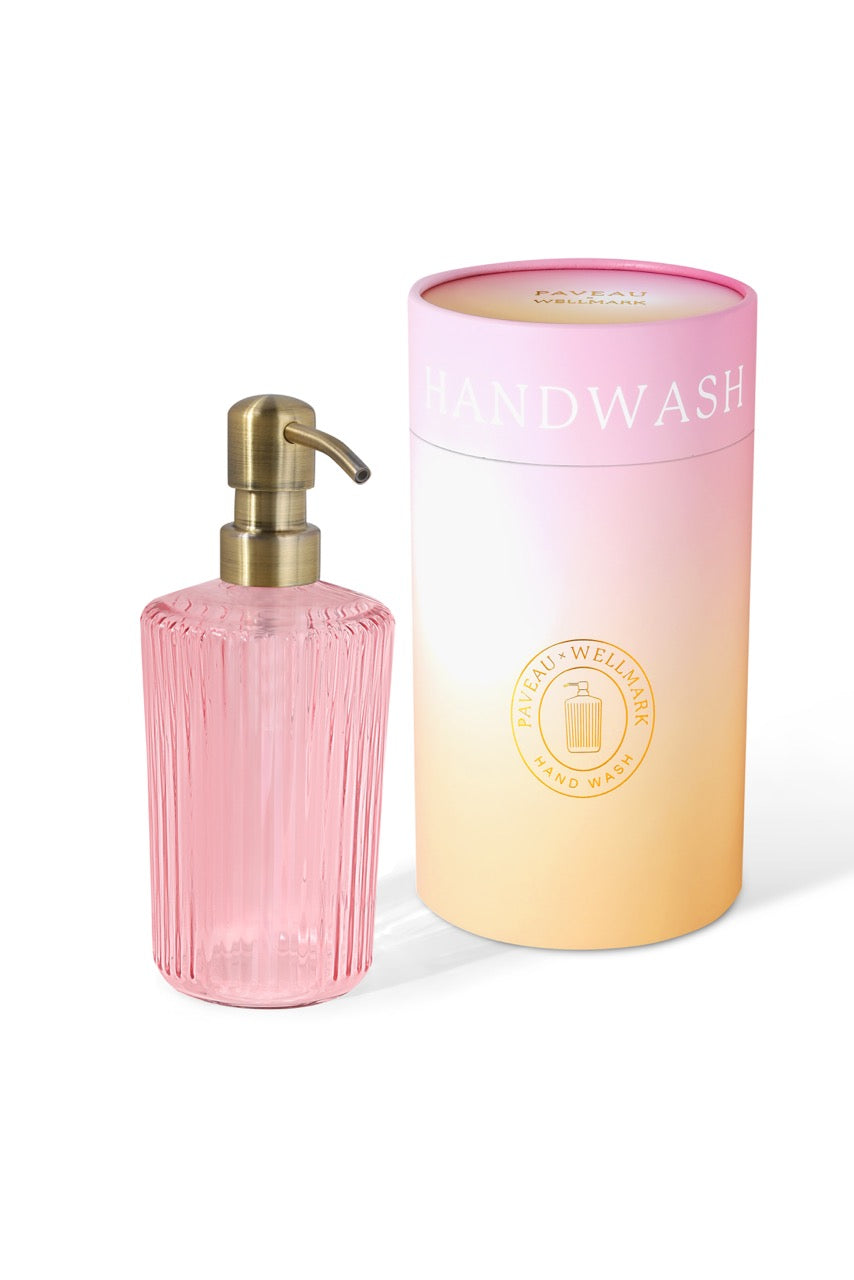 Wellmark ism Paveau - hand soap fresh linnen - pink