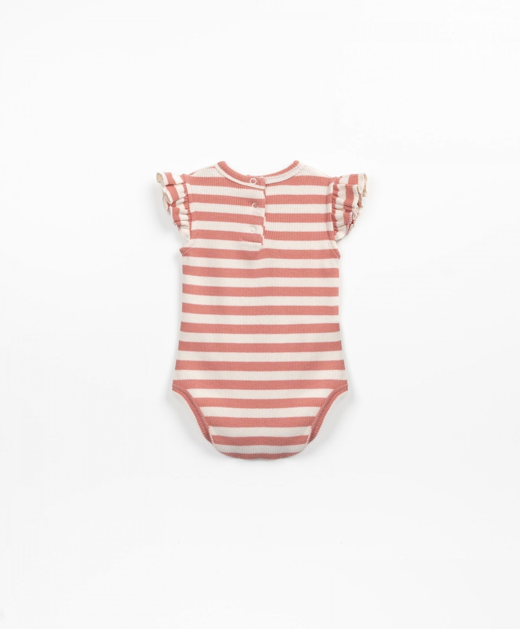 Play Up - striped body rib - coral