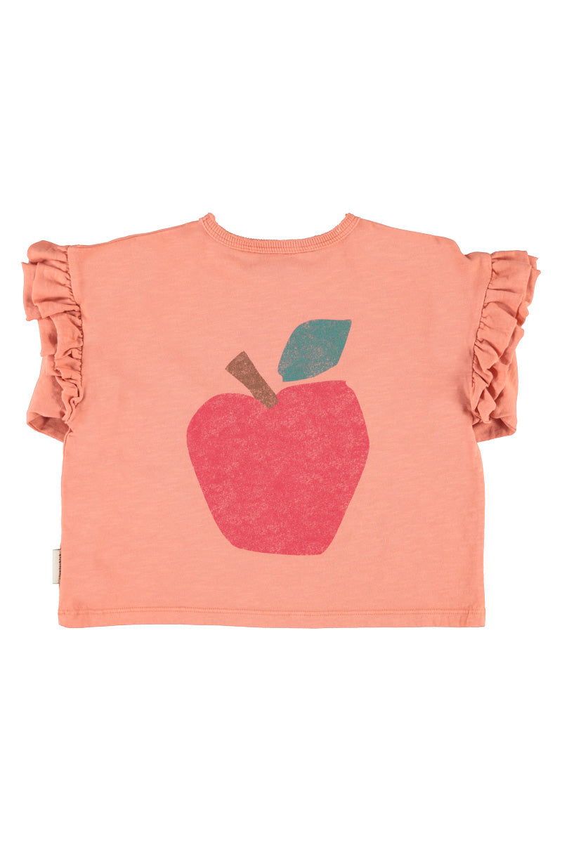 Piupiuchick - longsleeve tshirt - pink with apple print