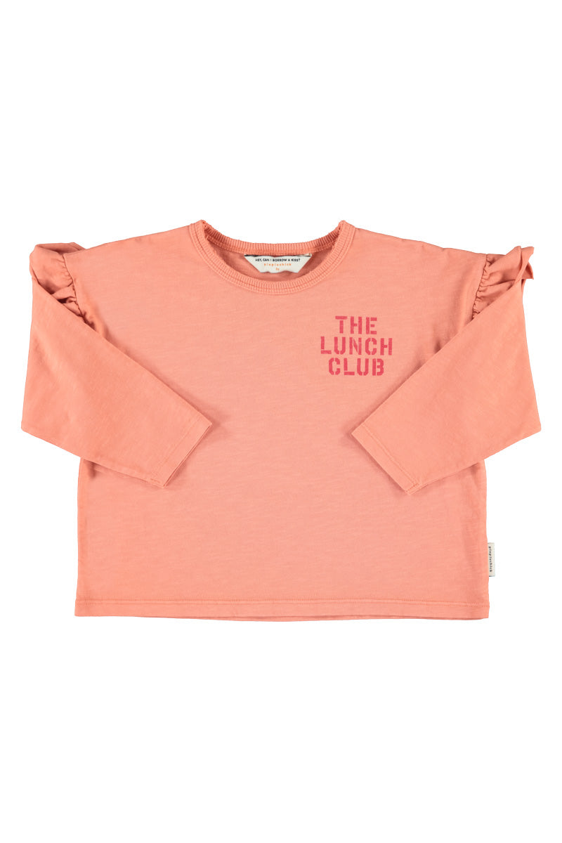 Piupiuchick - longsleeve tshirt - pink with apple print