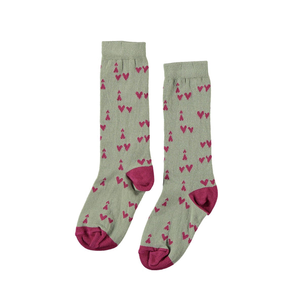Letter to the World - love socks - oyster