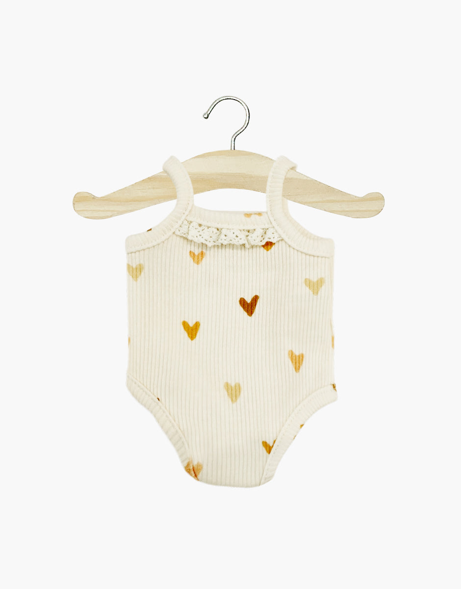 Minikane - poppenkleertjes - body hartjes
