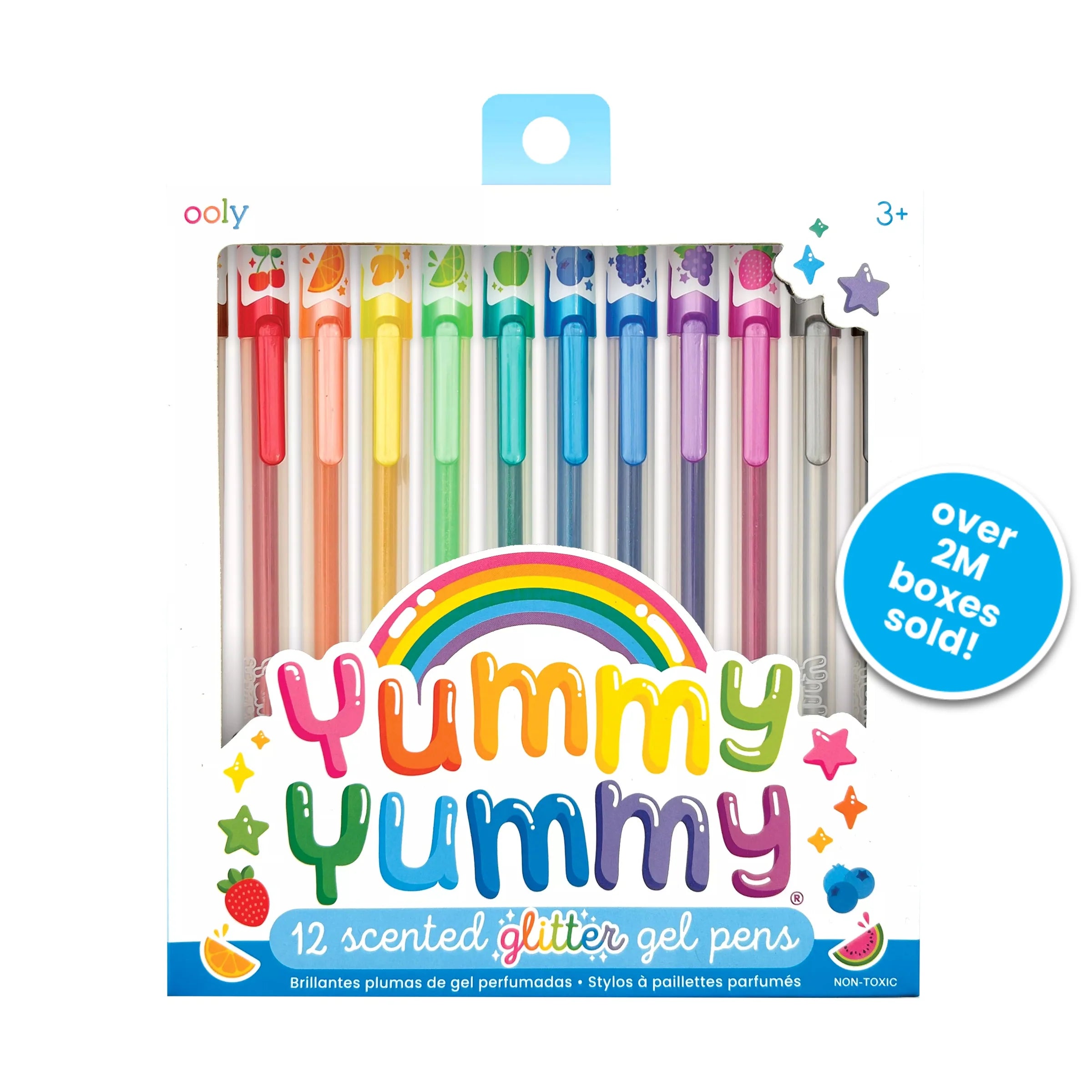 Ooly - yummy yummy scented glitter pens 12st