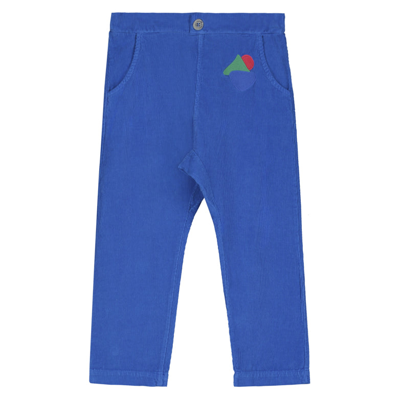 Bonmot - Fine corduroy baggy trouser - fresh blue