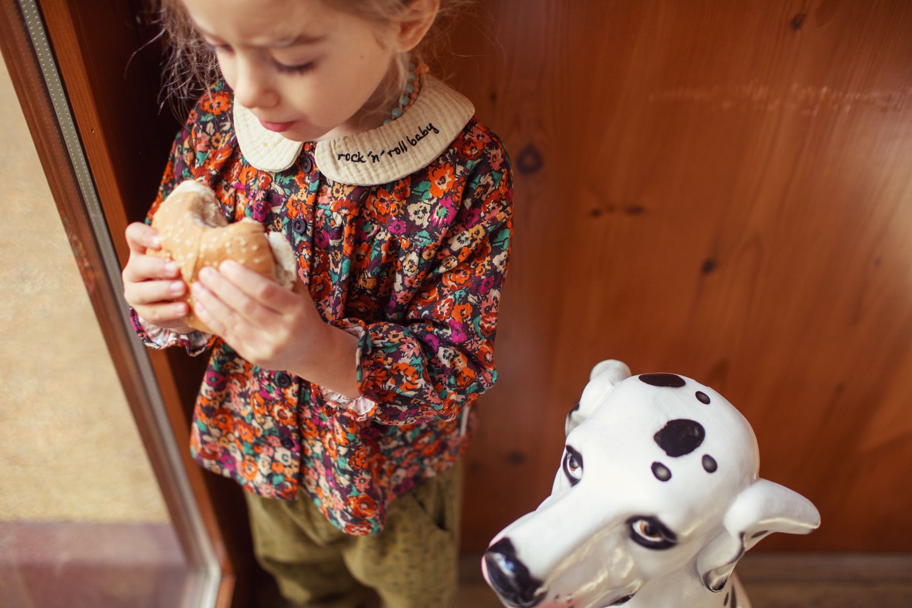 Piupiuchick - peter pan collar blouse - multicolor