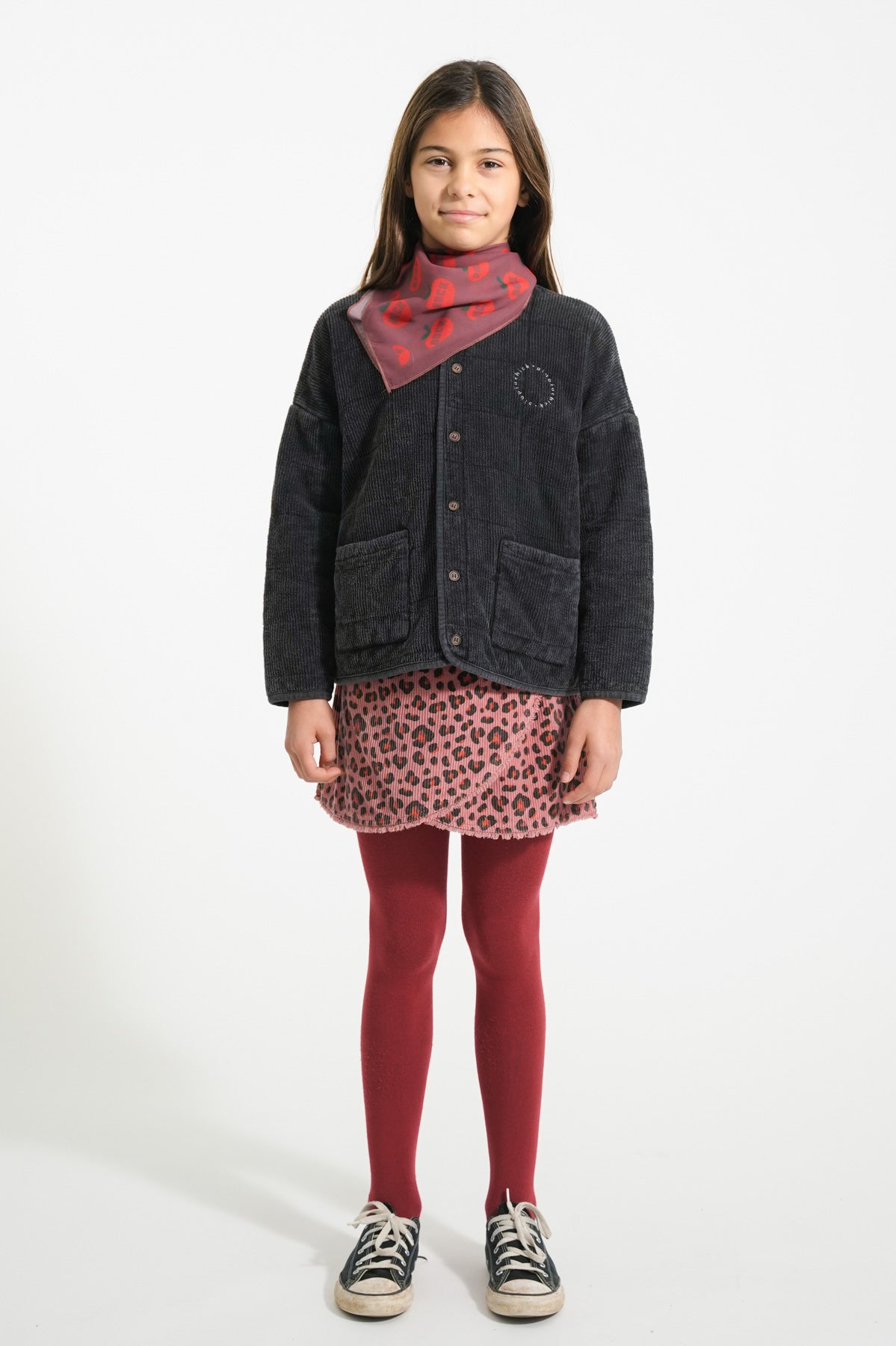 Piupiuchick - short skirt - pink with animal print